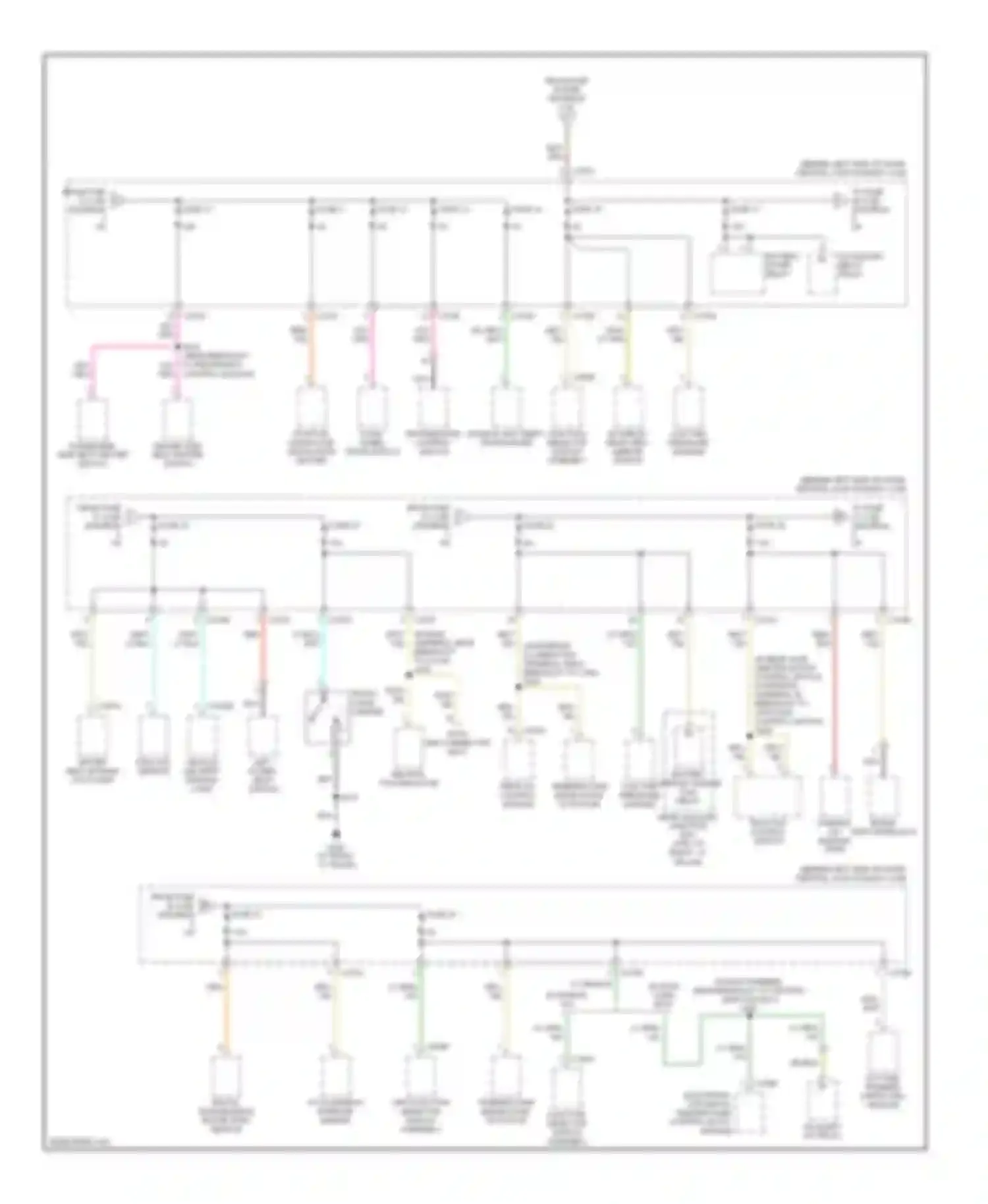 Explorer Ford III (2001-2006): Power distribution circuit (4 of 4)