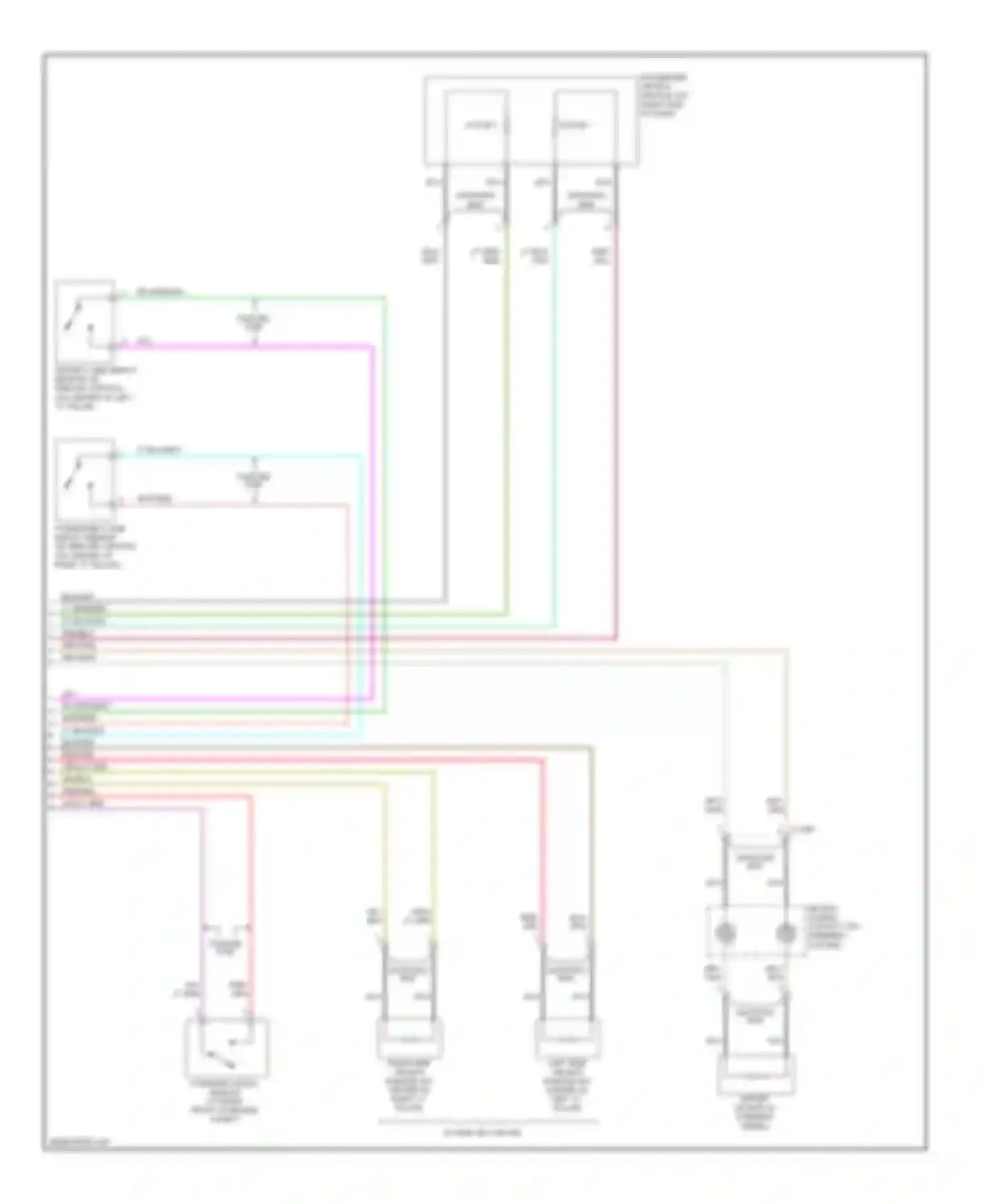 Explorer Ford III (2001-2006): Supplemental restraints circuit (2 of 2)