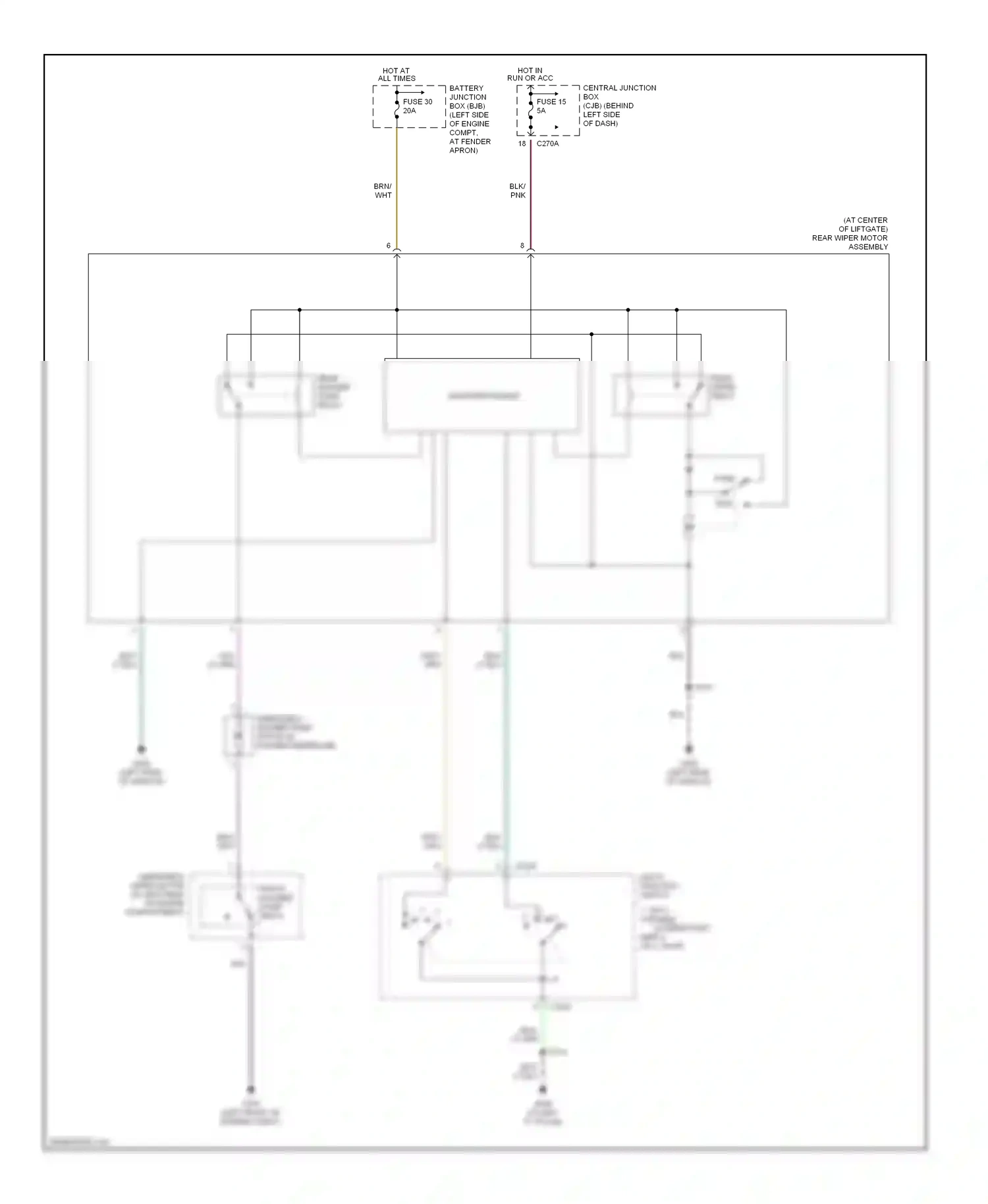 Wiring diagram brn for Ford Explorer III (2001-2006) (29 of 35)