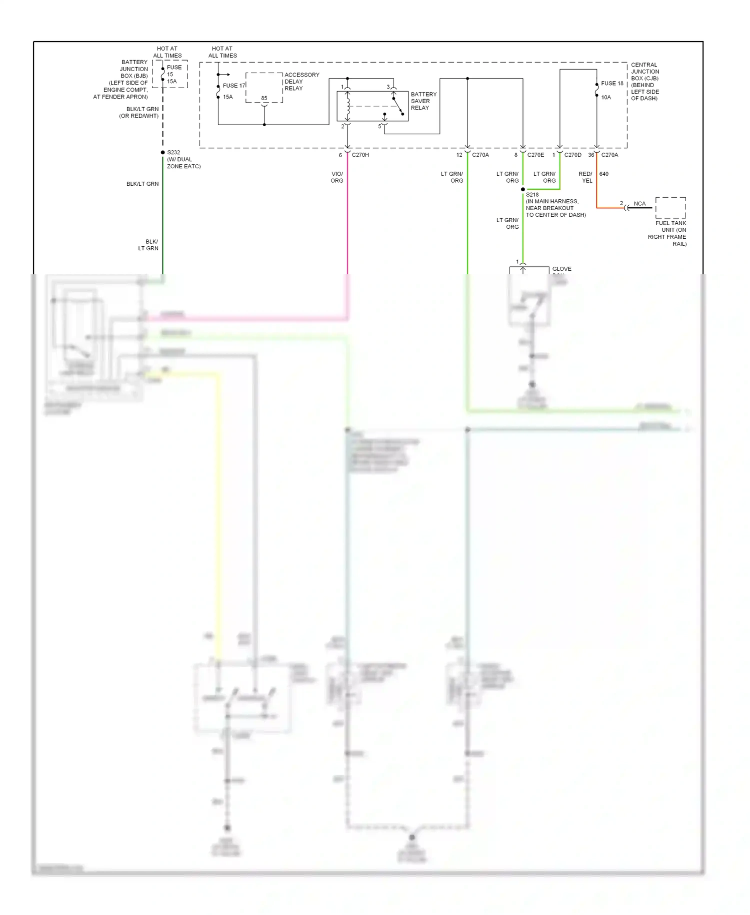 Ford Explorer III (2001-2006) (closed) wiring diagram  (2 of 2)