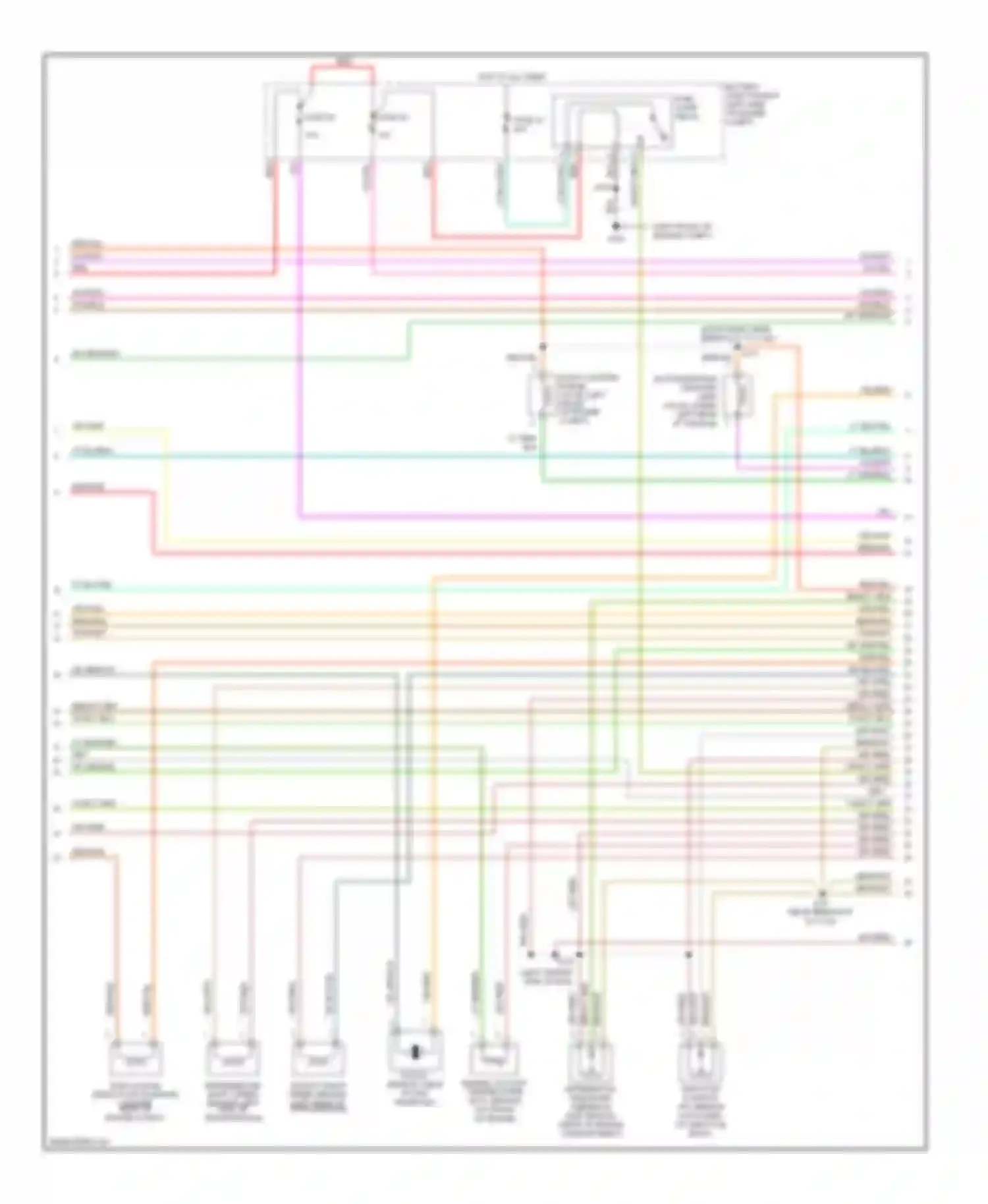 Wiring diagram fuse 40 for Ford Explorer III (2001-2006) (1 of 1)