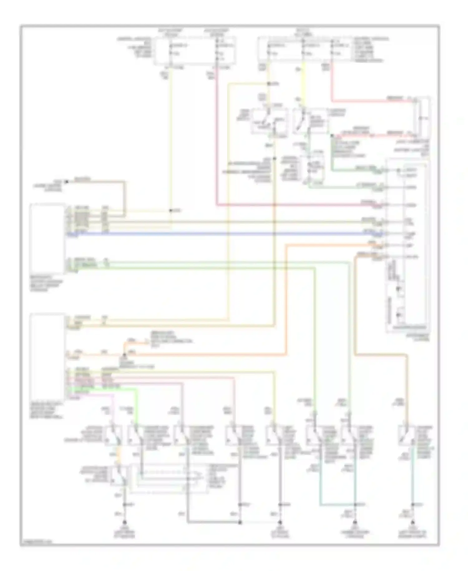 Wiring diagram ind ctrl for Ford Explorer III (2001-2006) (1 of 1)