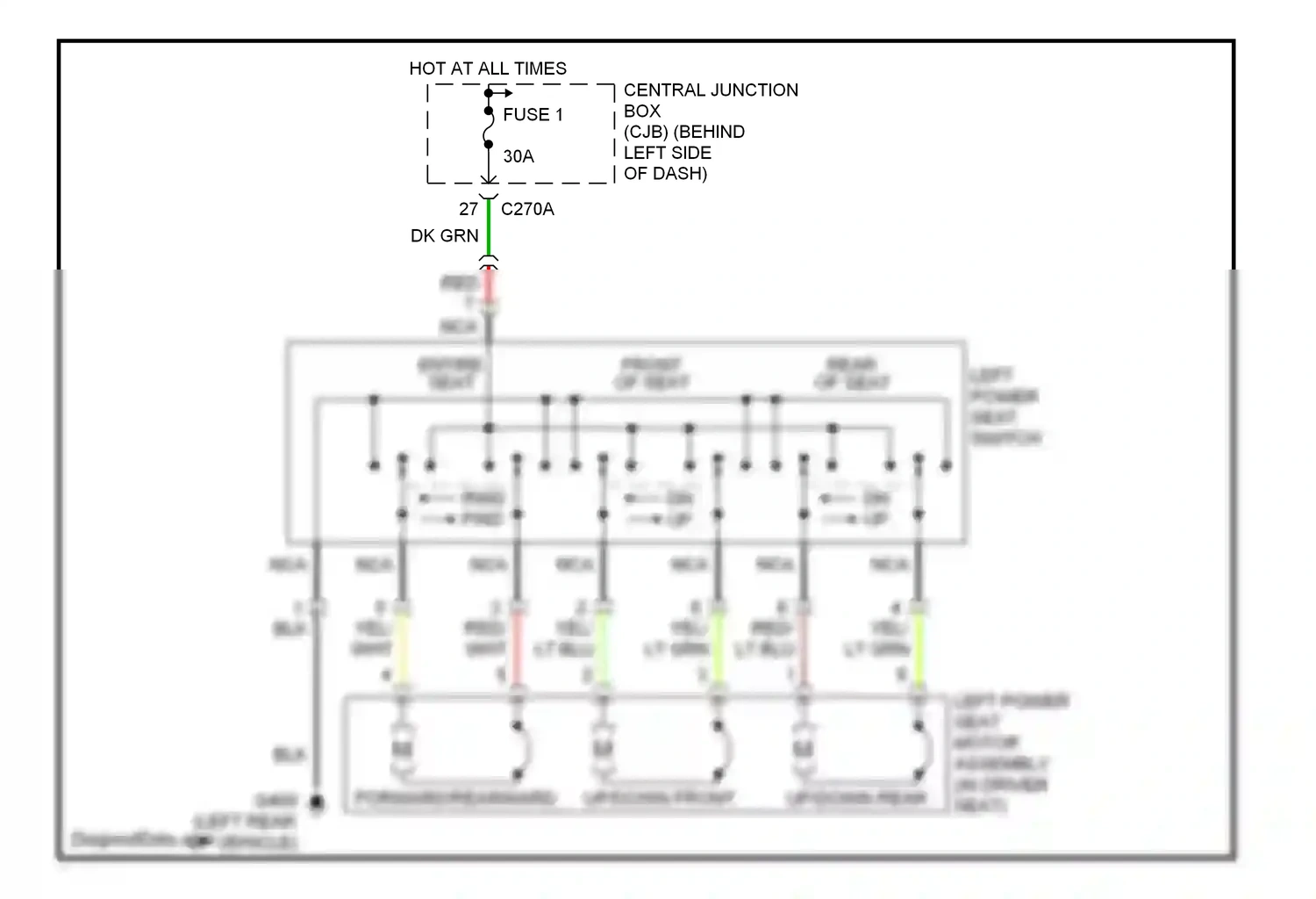 Wiring diagram lt grn for Ford Explorer III (2001-2006) (21 of 54)