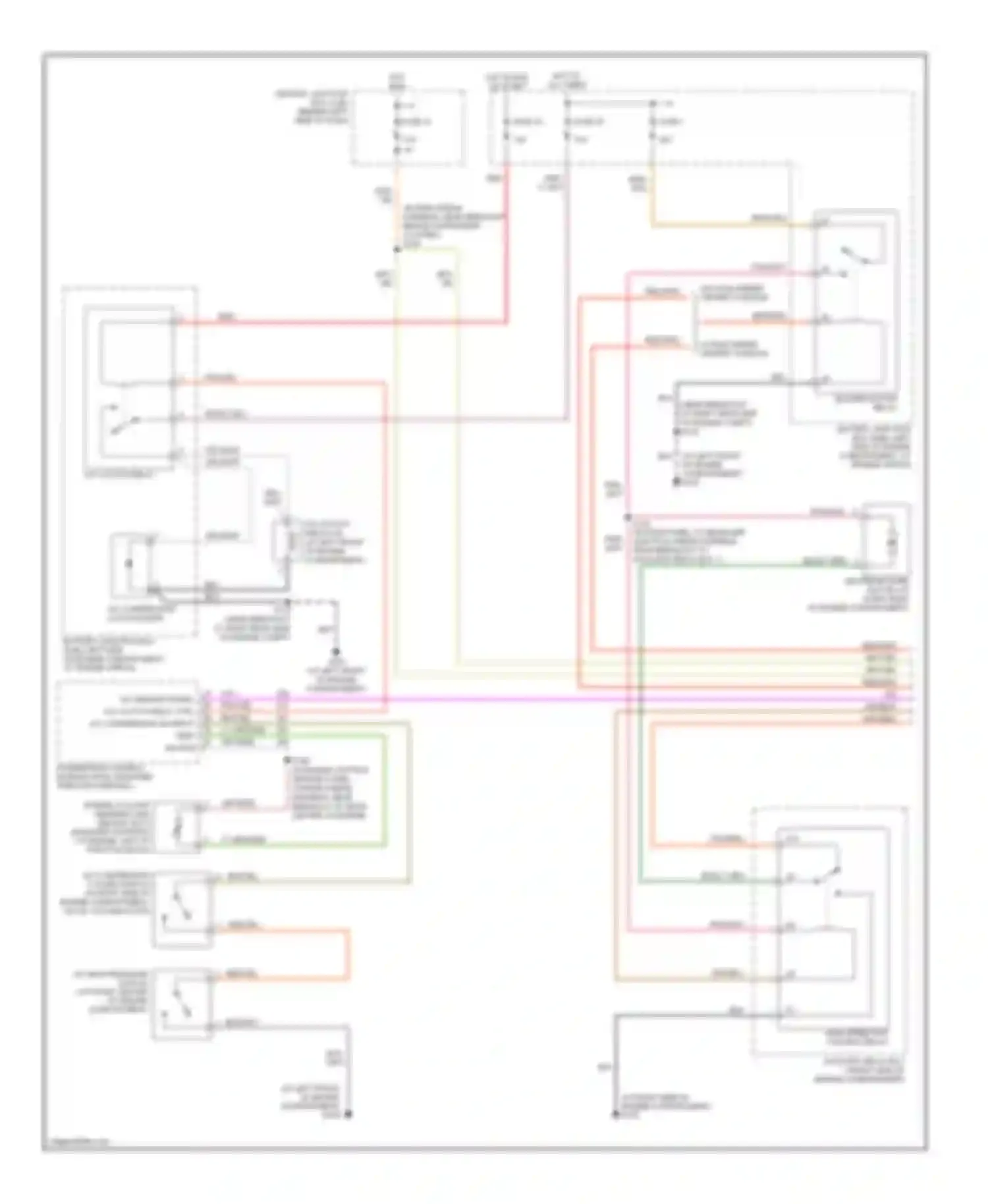 Wiring diagram of engine compt) for Ford Explorer III (2001-2006) (1 of 1)