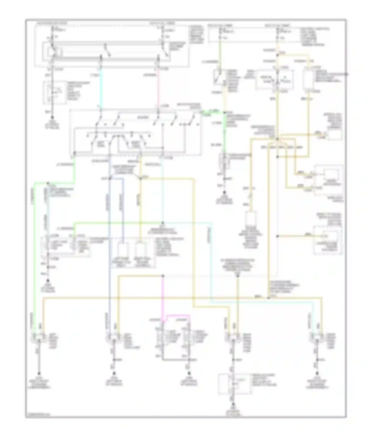 Wiring diagram right turn trailer tow relay left turn trailer tow relay for Ford Explorer III (2001-2006) (2 of 2)