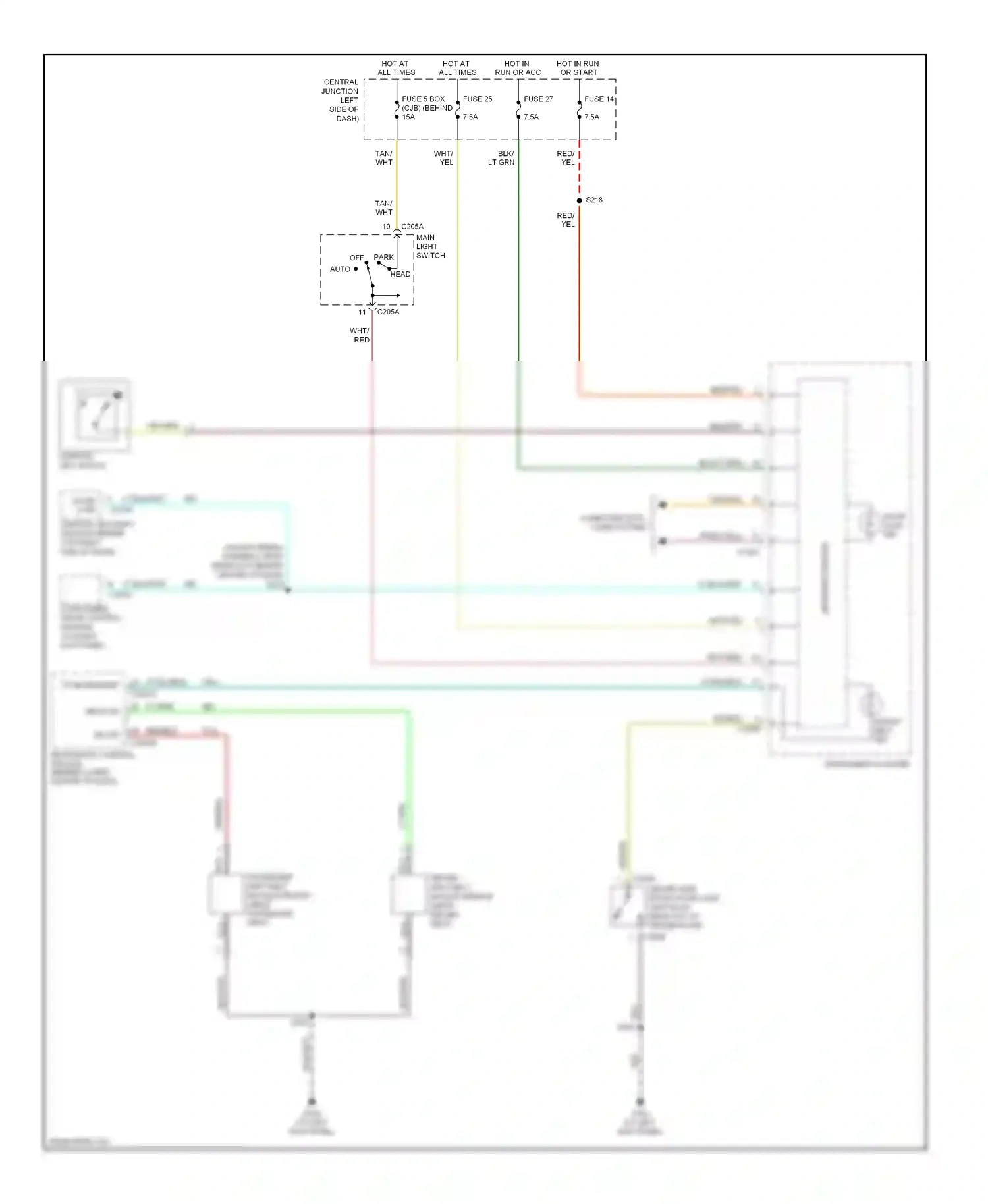 Wiring diagram tan for Ford Explorer III (2001-2006) (29 of 30)