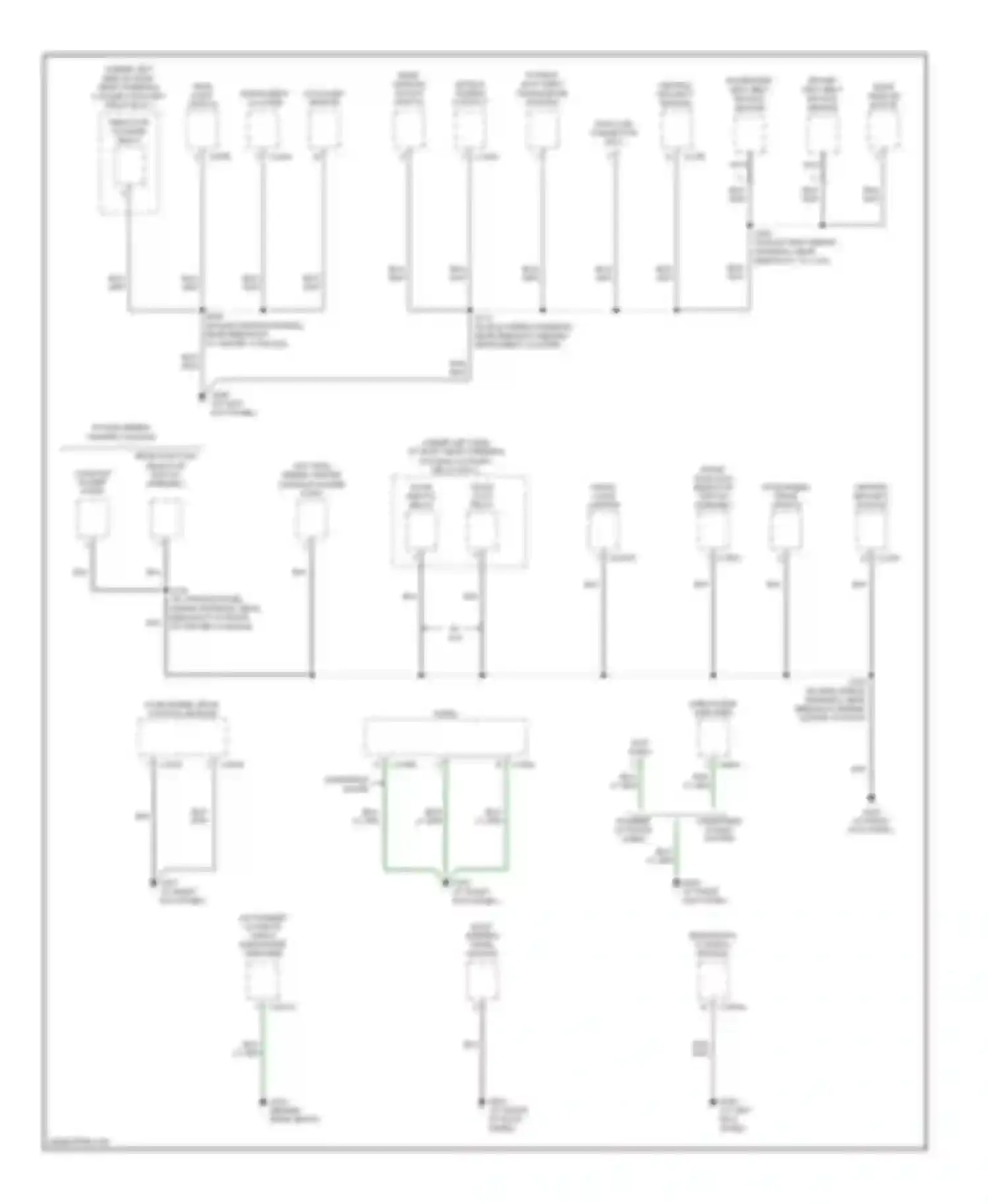 Wiring diagram w/ high series center console for Ford Explorer III (2001-2006) (1 of 3)