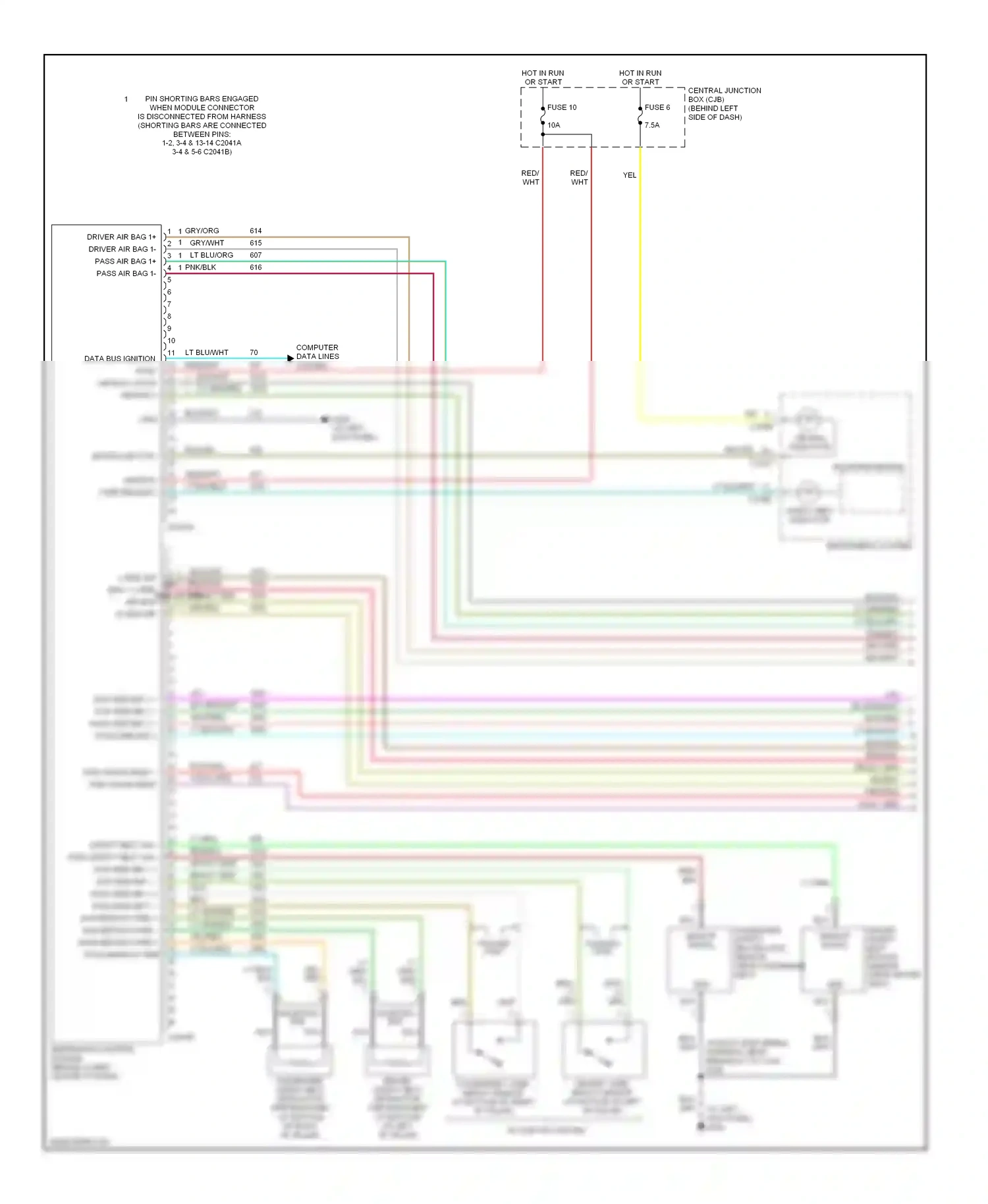 Wiring diagram wht for Ford Explorer III (2001-2006) (49 of 65)
