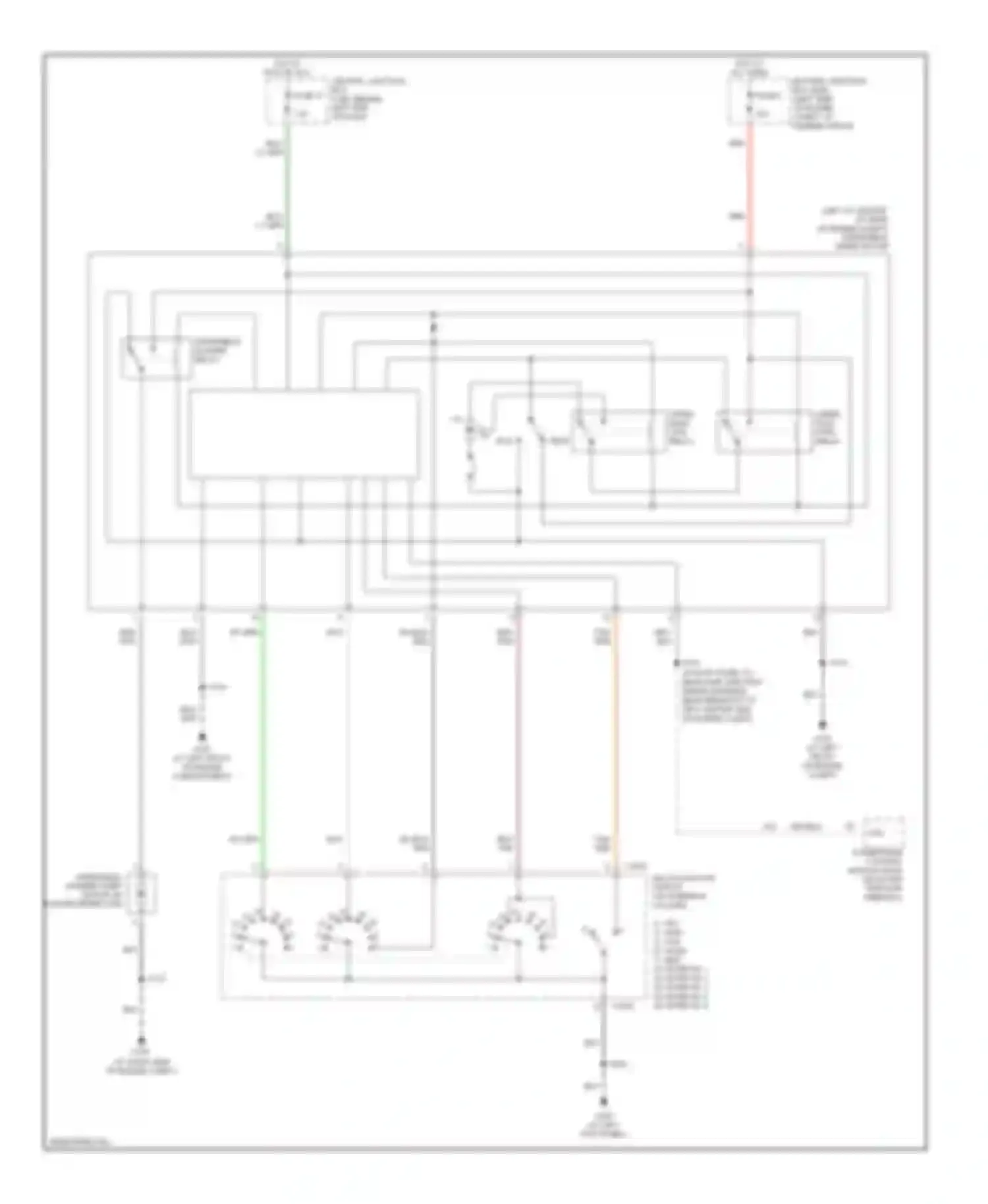 Wiring diagram windshield washer relay for Ford Explorer III (2001-2006) (1 of 1)
