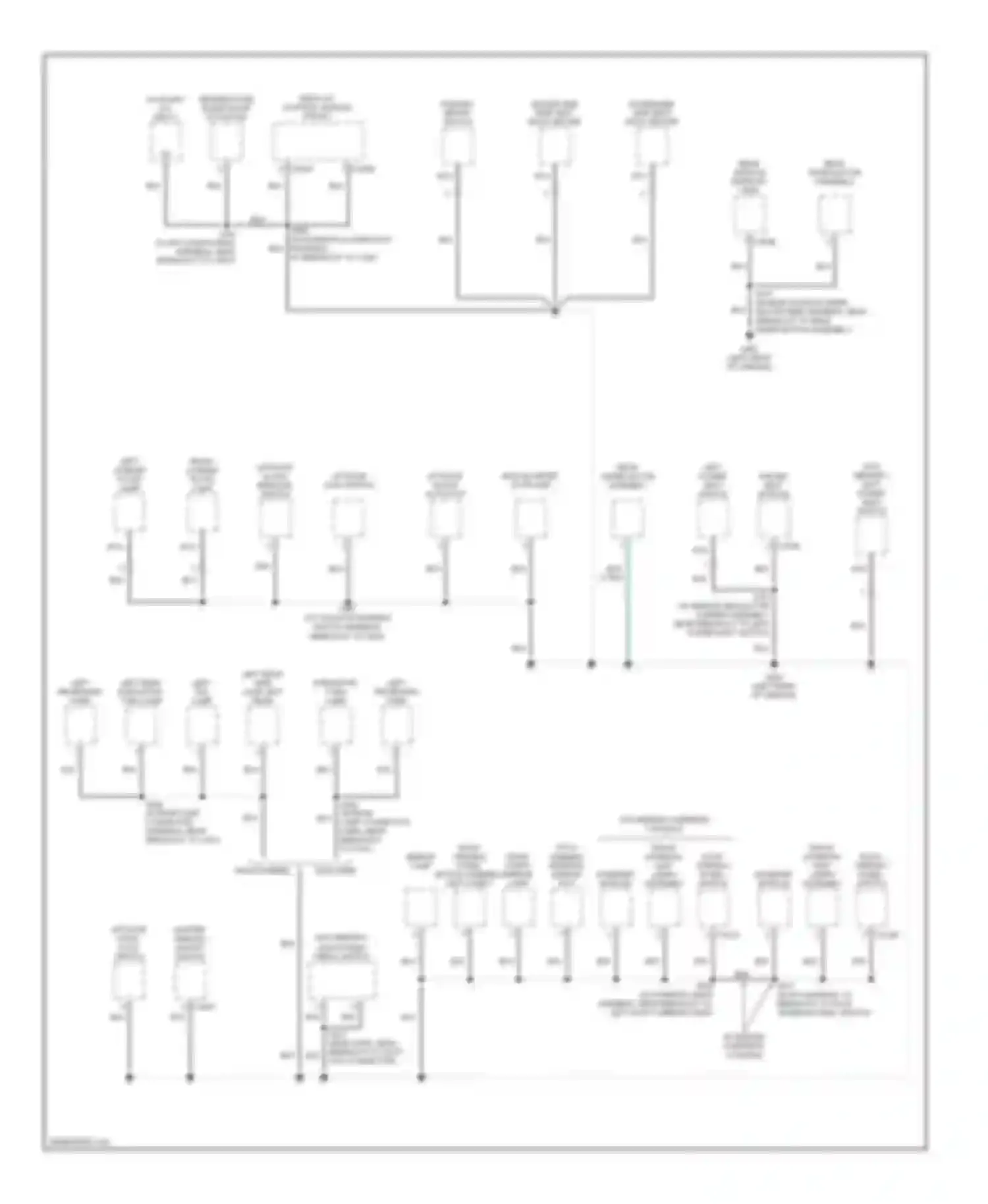 Wiring diagram w/o medium overhead console for Ford Explorer III (2001-2006) (2 of 2)