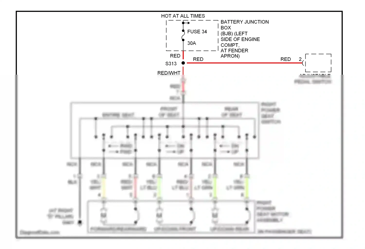 Wiring diagram yel for Ford Explorer III (2001-2006) (23 of 53)