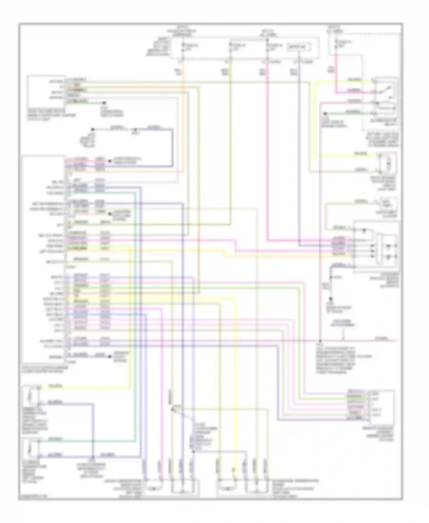 Explorer Ford IV (2005-2010): Automatic a/c circuit (1 of 2)