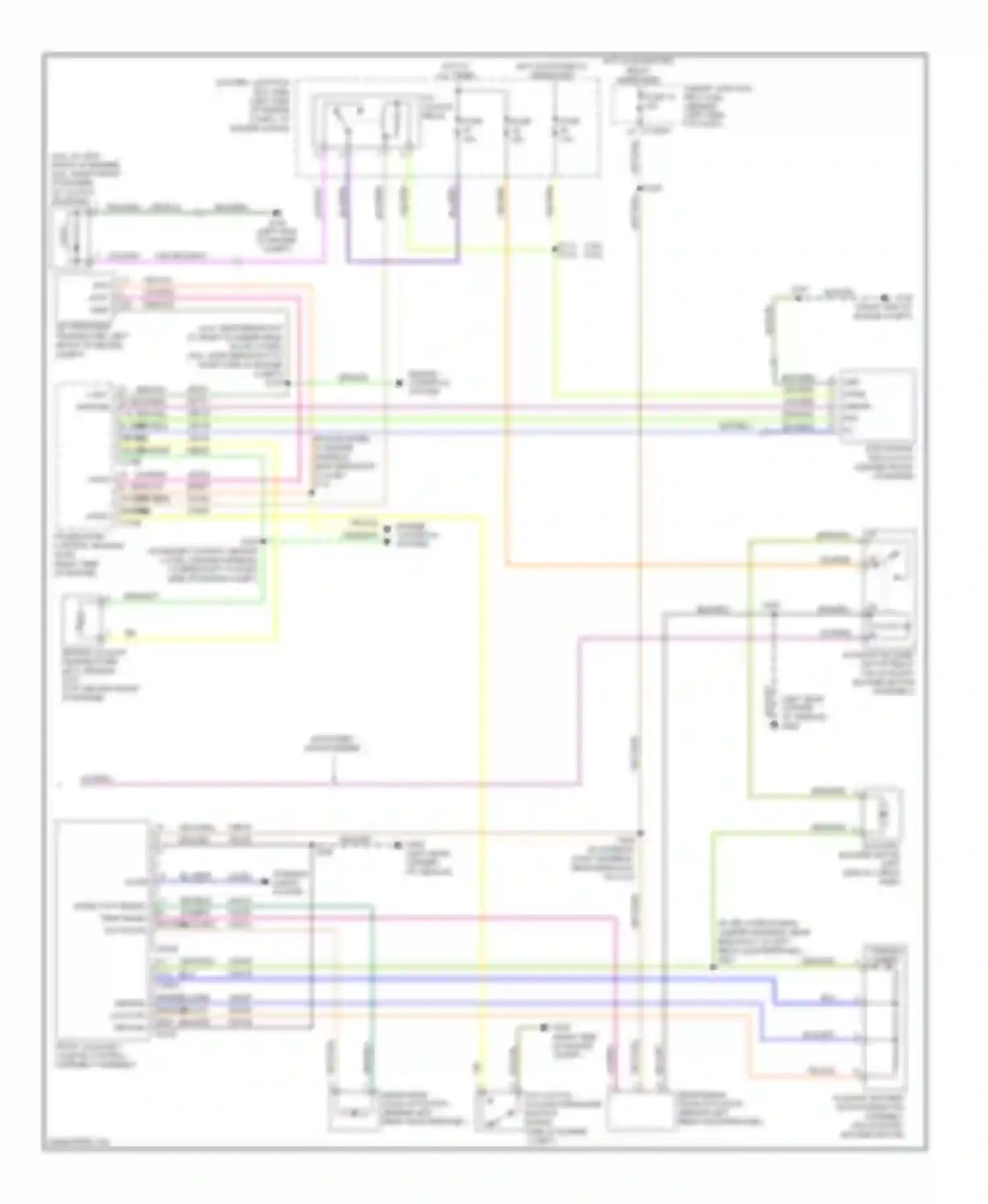 Explorer Ford IV (2005-2010): Automatic a/c circuit (2 of 2)