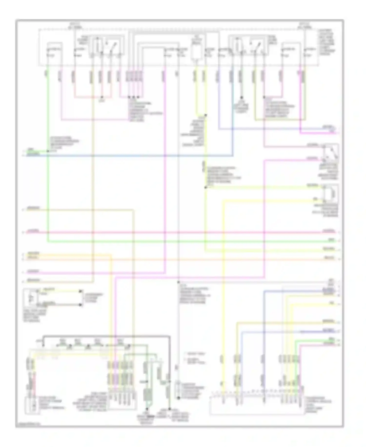 Explorer Ford IV (2005-2010): Wiring diagram engine performance 4.0l (2 of 5)