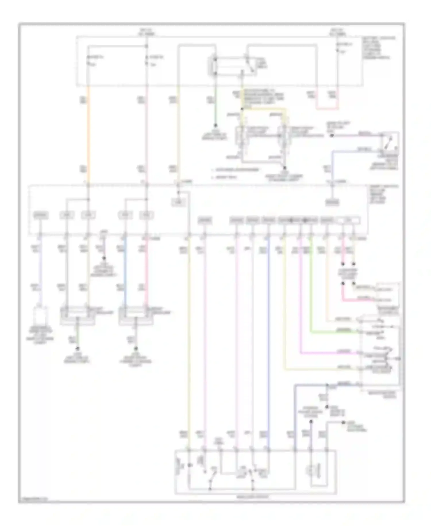 Explorer Ford IV (2005-2010): Headlights circuit, without autolamps