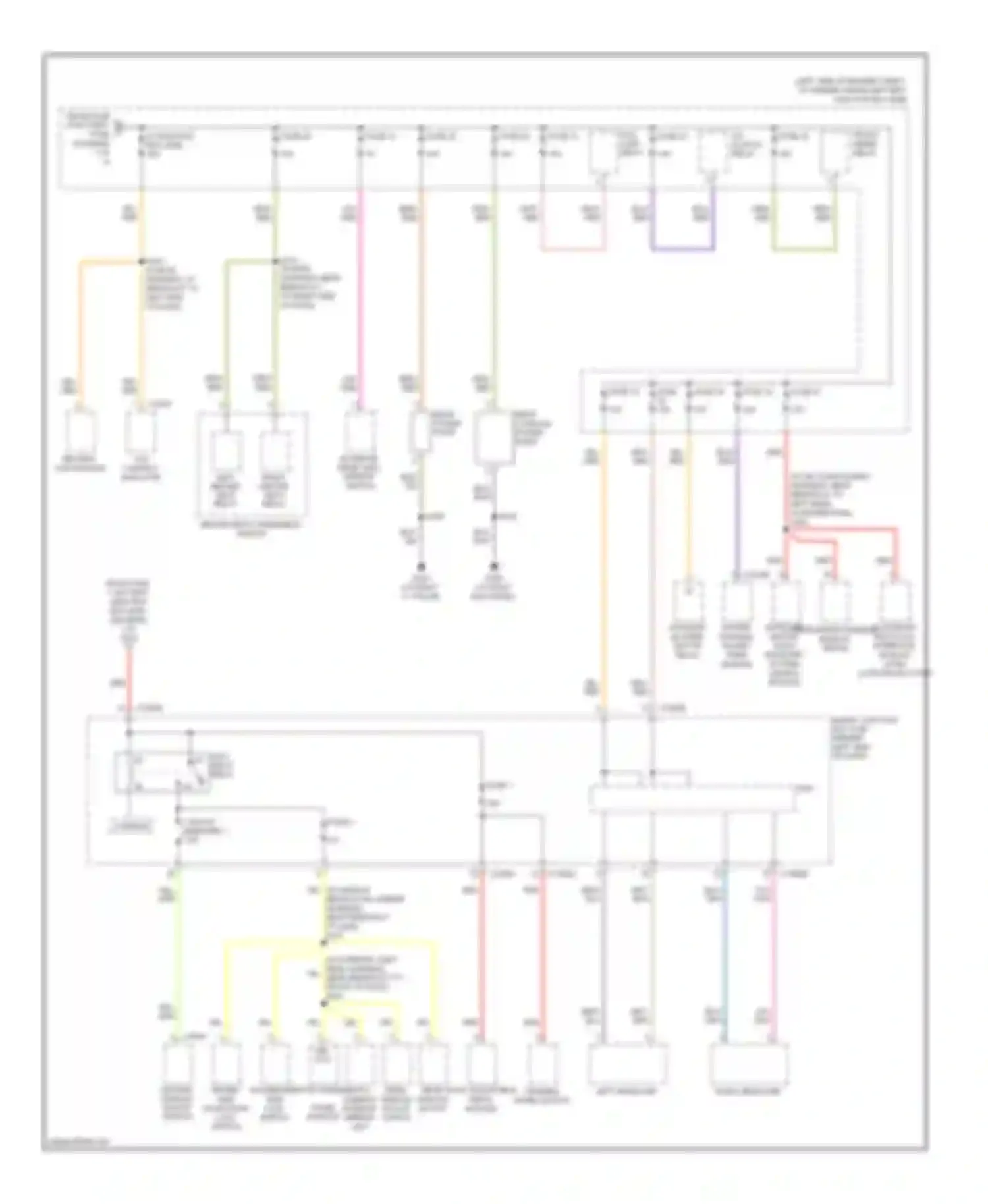 Explorer Ford IV (2005-2010): Power distribution circuit (2 of 6)