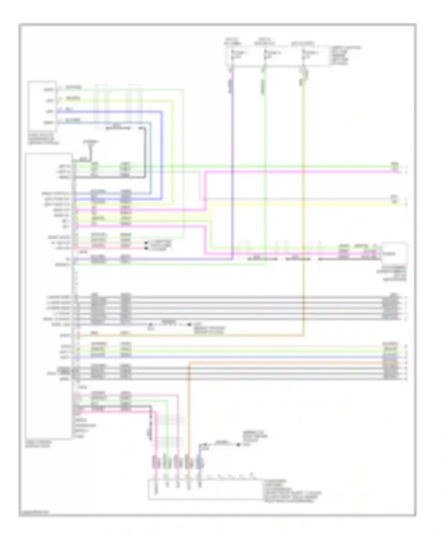 Explorer Ford IV (2005-2010): Premium radio circuit, without sync (1 of 2)