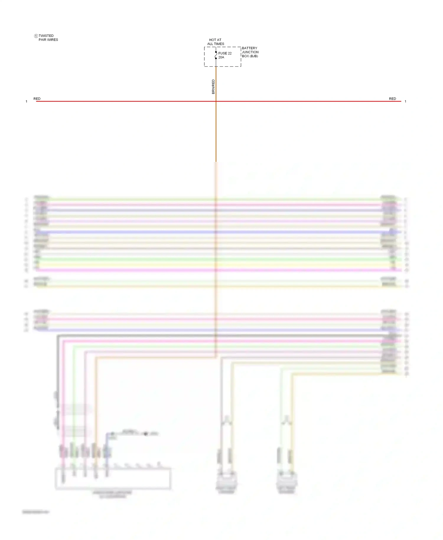 Ford Explorer IV (2005-2010) blu wiring diagram  (47 of 59)