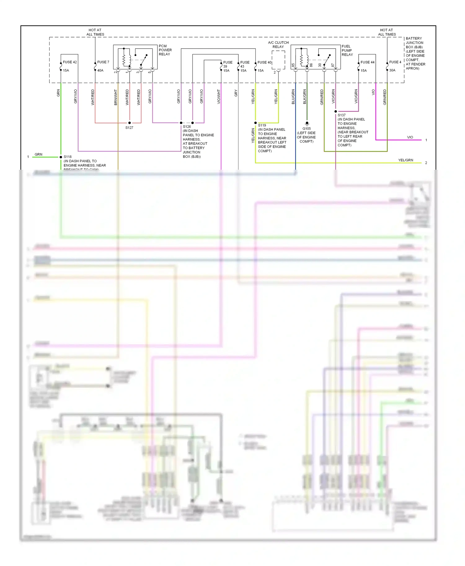 Ford Explorer IV (2005-2010) evap wiring diagram  (2 of 2)