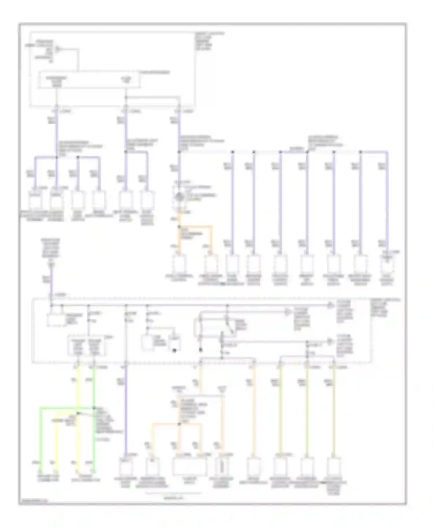 Wiring diagram front auxiliary climate control assembly for Ford Explorer IV (2005-2010) (2 of 2)