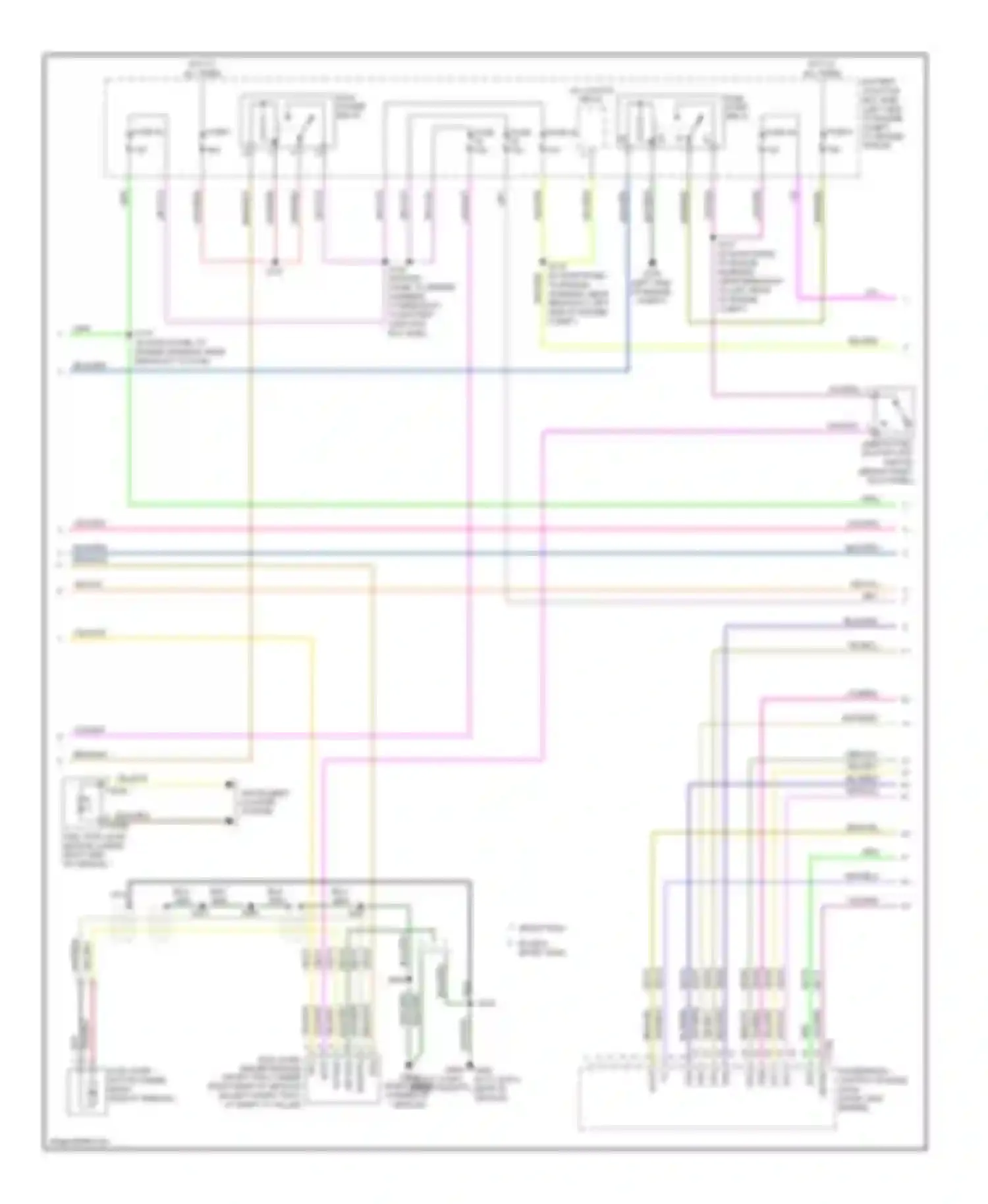 Wiring diagram pcm power relay for Ford Explorer IV (2005-2010)