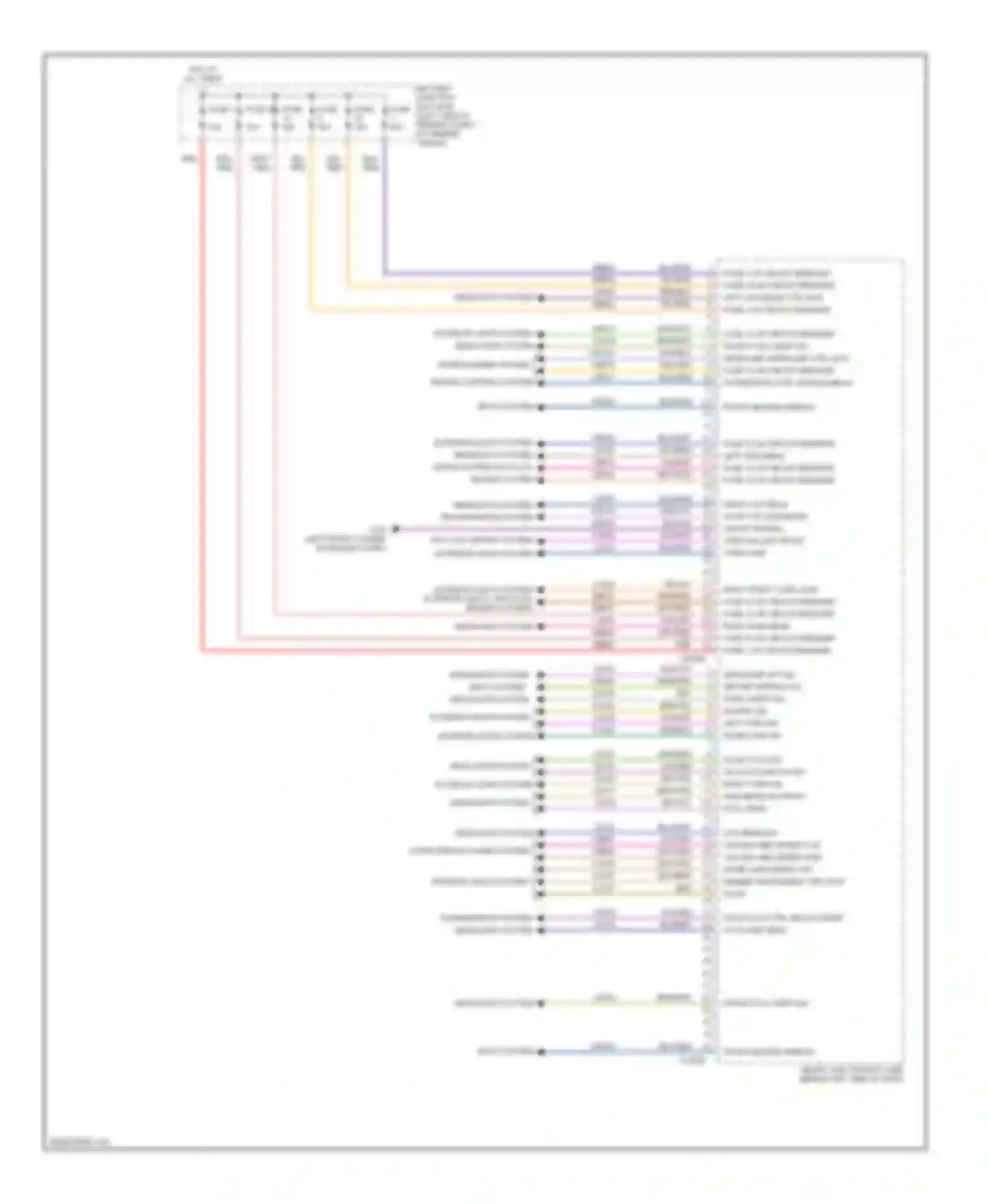 Wiring diagram fuse 1 for Ford Explorer IV (2005-2010) (3 of 10)