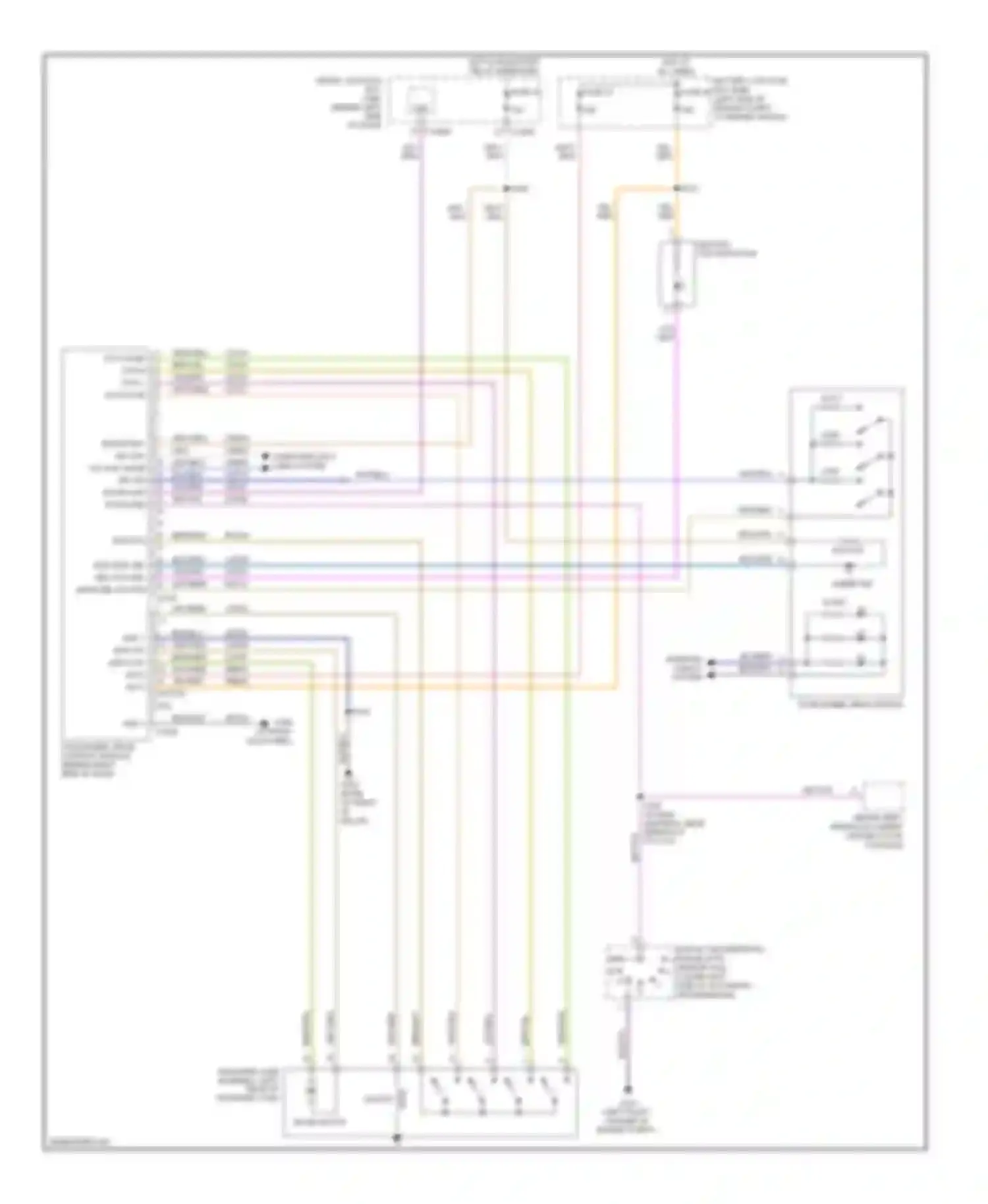 Wiring diagram neutral tow indicator for Ford Explorer IV (2005-2010)