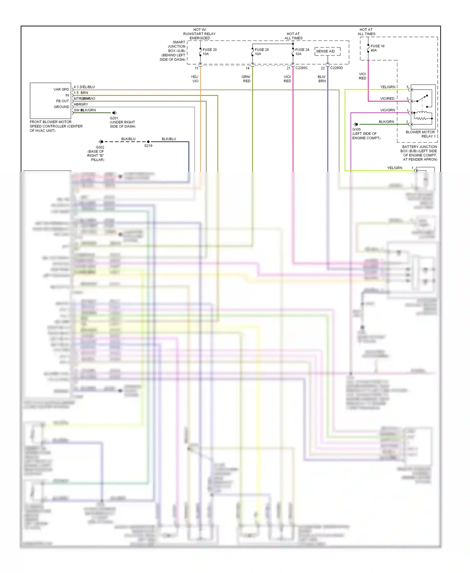 Ford Explorer IV (2005-2010) hat wiring diagram  (1 of 7)
