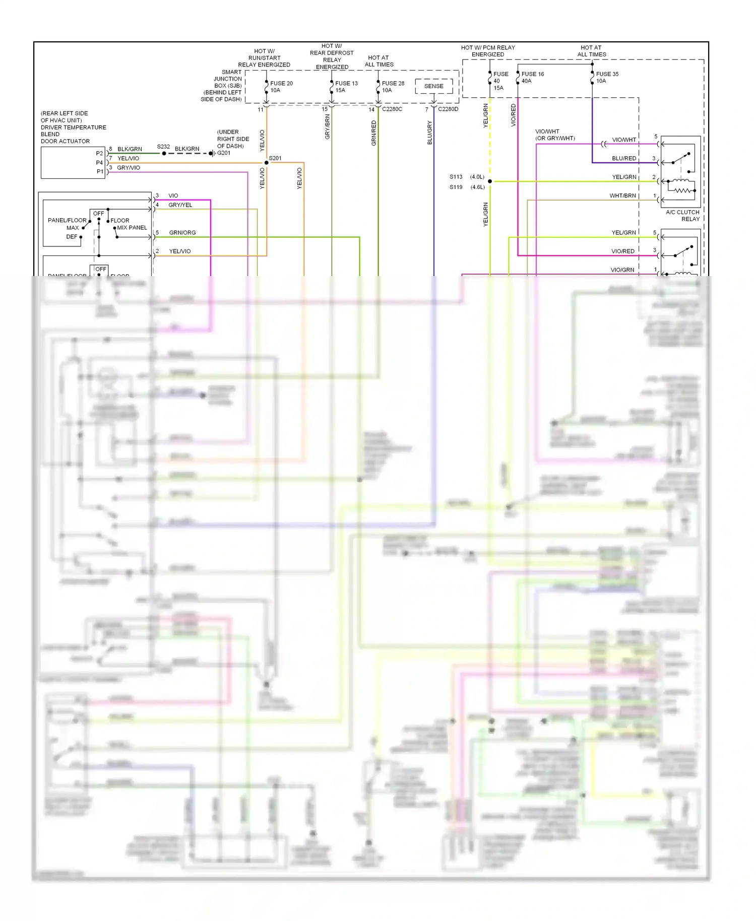 Ford Explorer IV (2005-2010) hat wiring diagram  (5 of 7)
