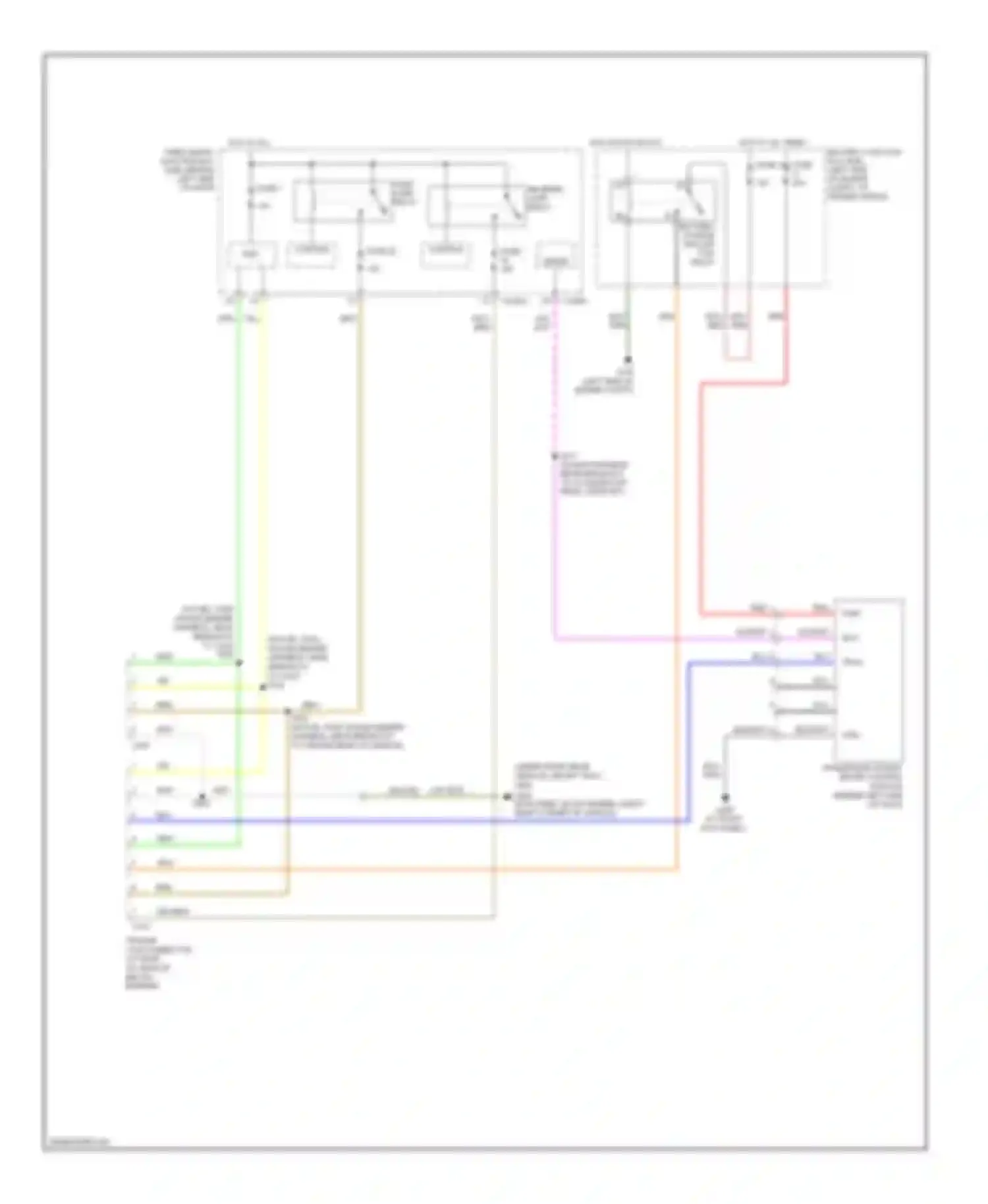 Wiring diagram fuse 7 for Ford Explorer IV (2005-2010)
