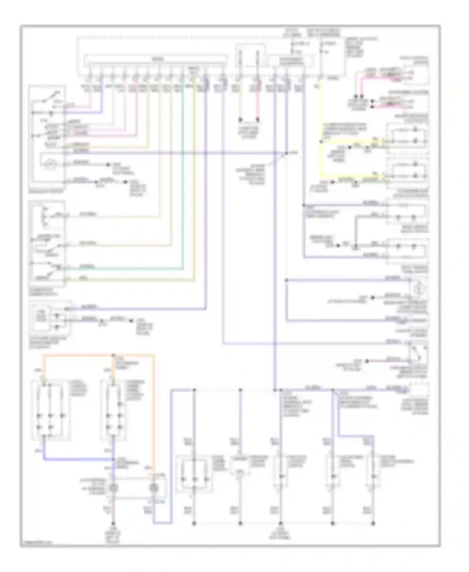 Wiring diagram 4 5 ms can + ms can - for Ford Explorer IV (2005-2010)