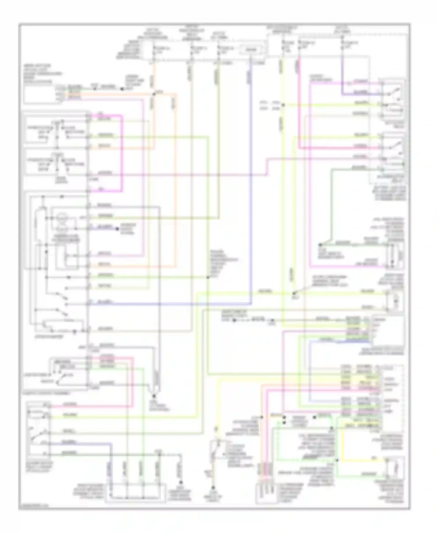 Wiring diagram engine controls system for Ford Explorer IV (2005-2010)