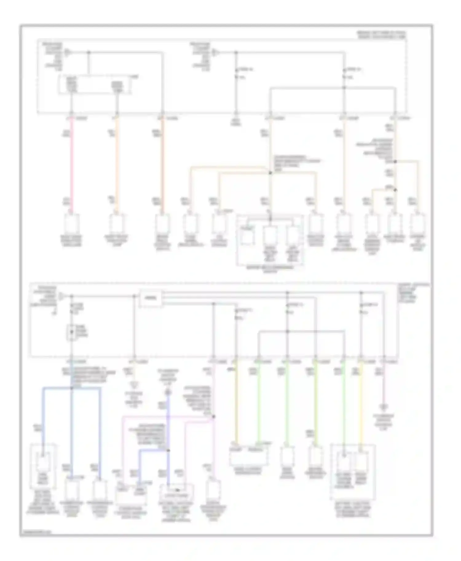 Wiring diagram (near breakout for Ford Explorer IV (2005-2010) (1 of 3)