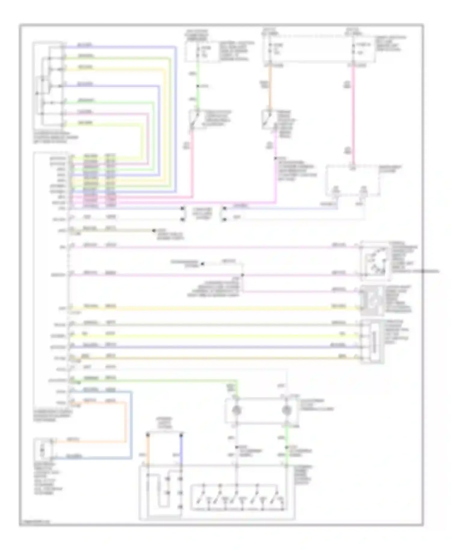 Wiring diagram steering column) for Ford Explorer IV (2005-2010)