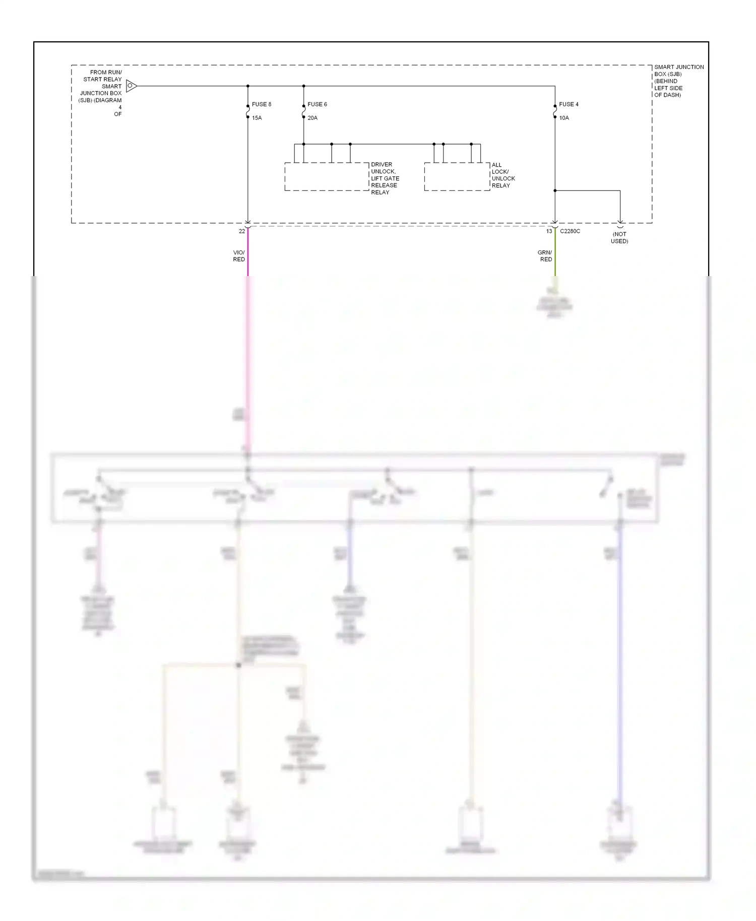 Ford Explorer IV (2005-2010) off wiring diagram  (10 of 13)