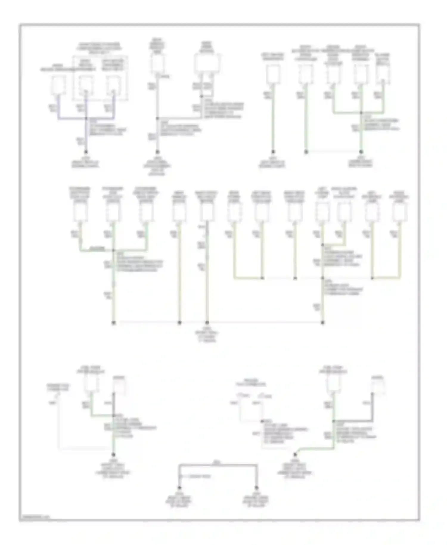 Wiring diagram right reversing lamp for Ford Explorer IV (2005-2010)
