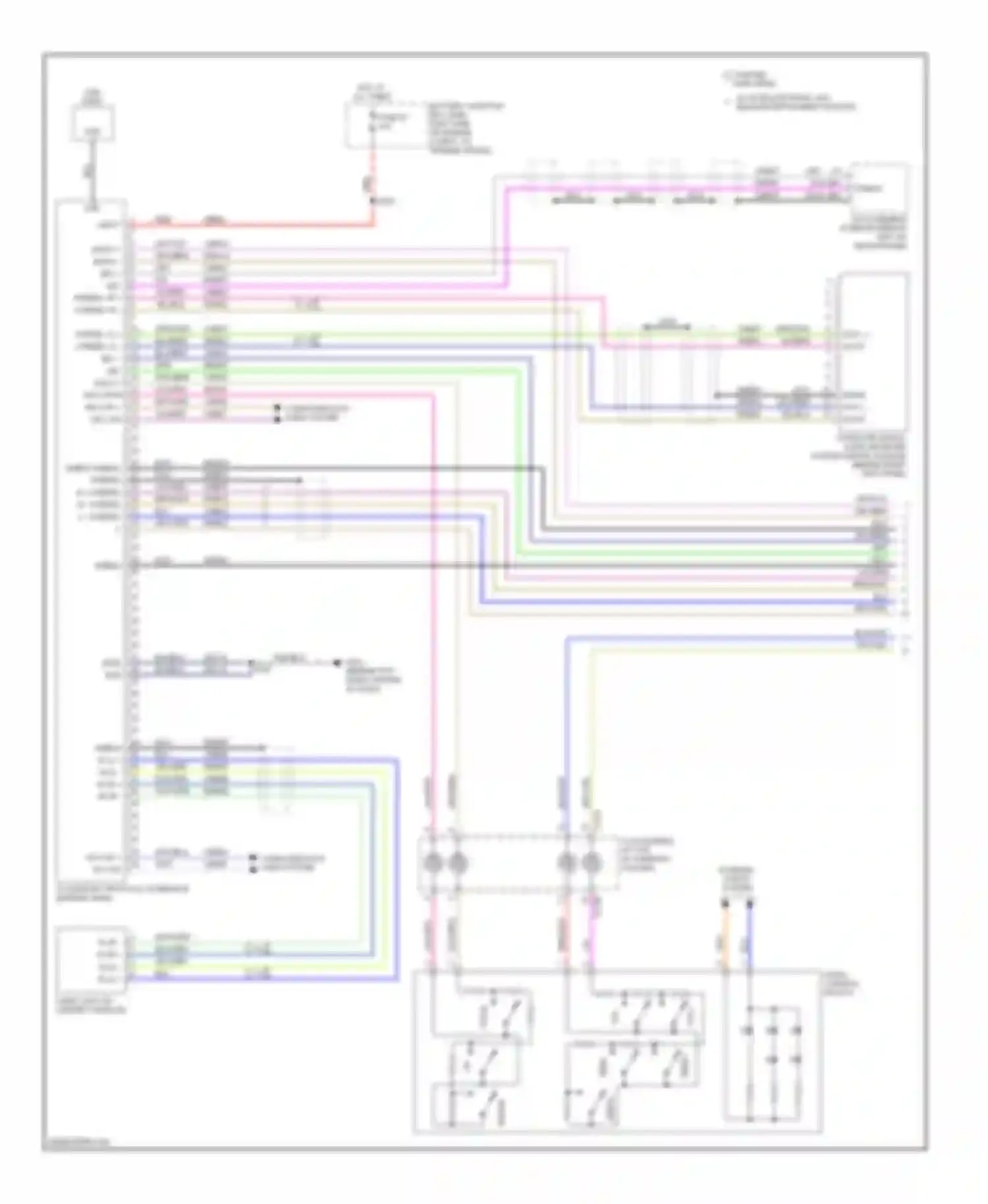 Wiring diagram ms can - ms can + for Ford Explorer IV (2005-2010)