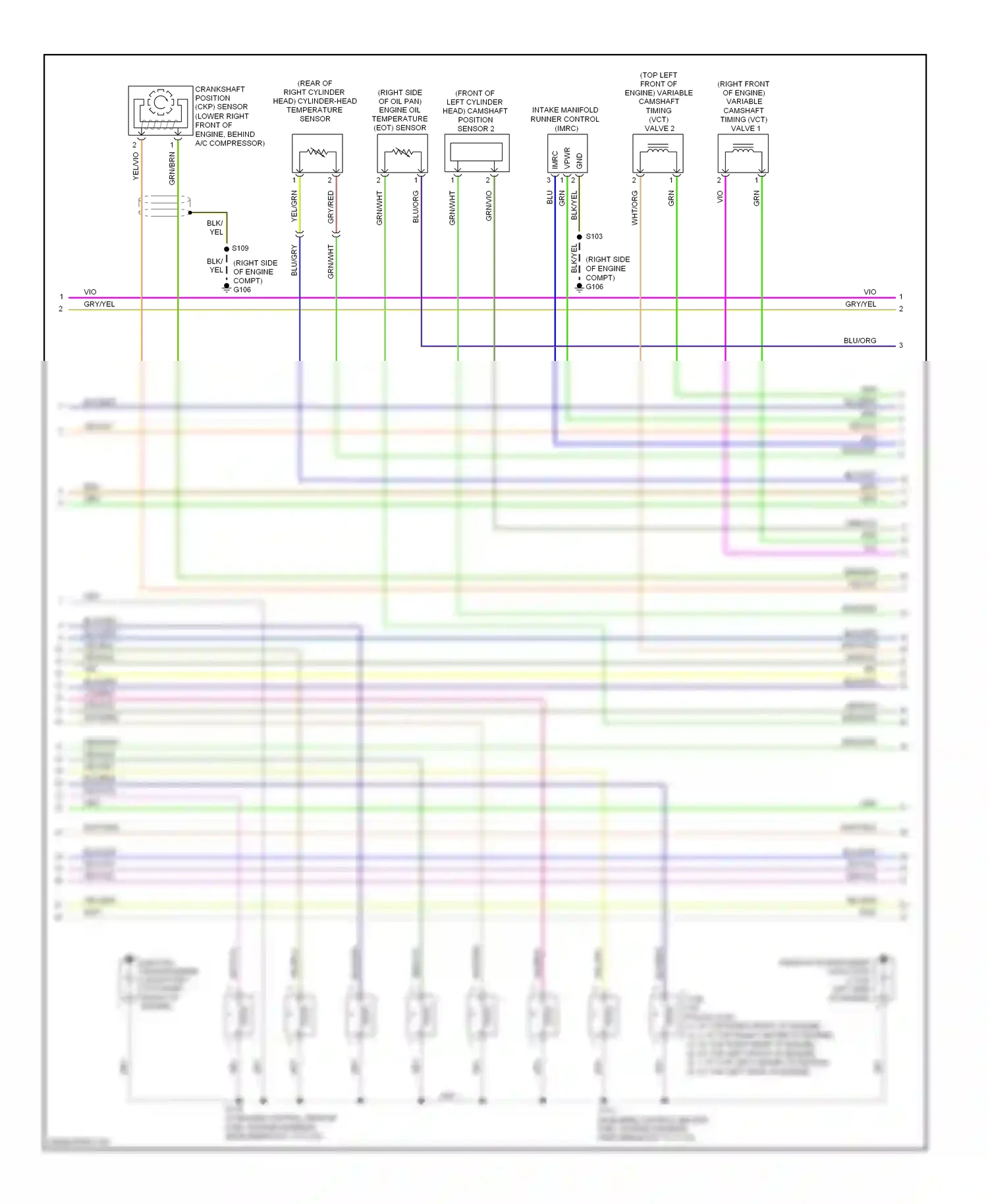 Wiring diagram wht/org for Ford Explorer IV (2005-2010) (10 of 26)