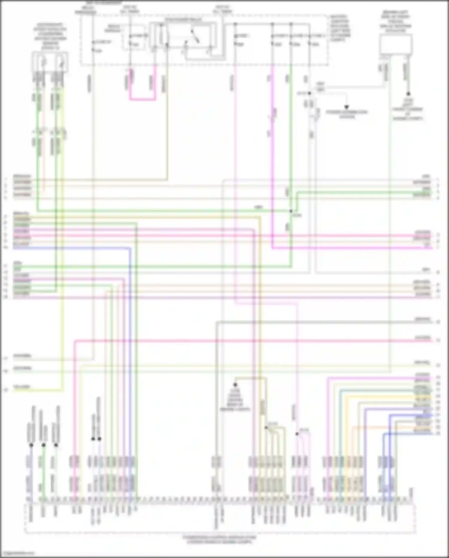Explorer Ford V facelift 2 (2017-2019): Wiring diagram engine performance 2.3l turbo (3 of 7)