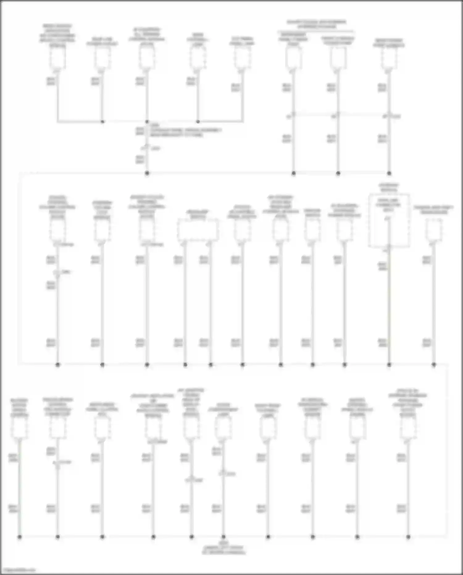 Explorer Ford V facelift 2 (2017-2019): Ground distribution circuit (3 of 7)