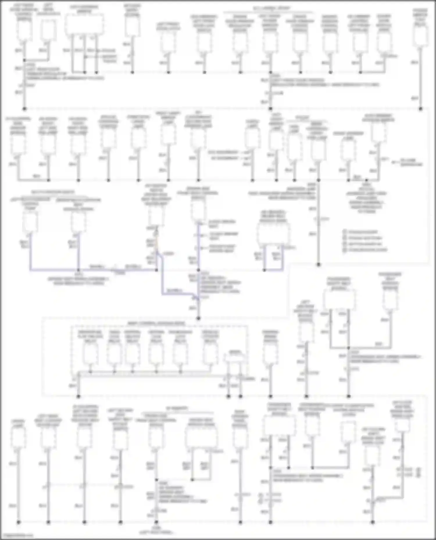 Explorer Ford V facelift 2 (2017-2019): Ground distribution circuit (5 of 7)