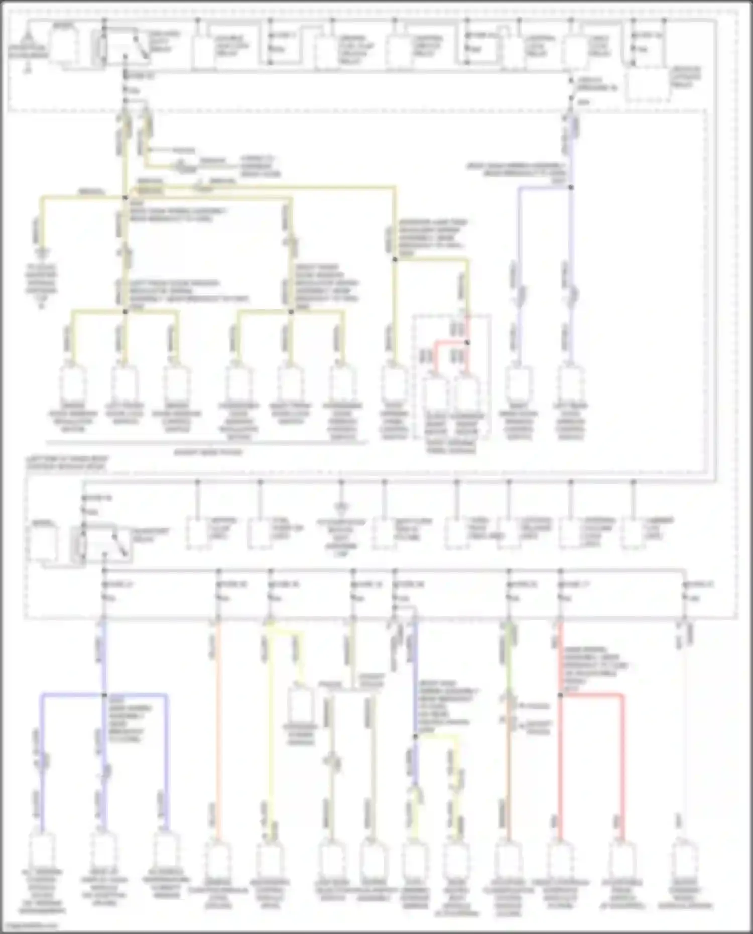 Explorer Ford V facelift 2 (2017-2019): Power distribution circuit (4 of 8)