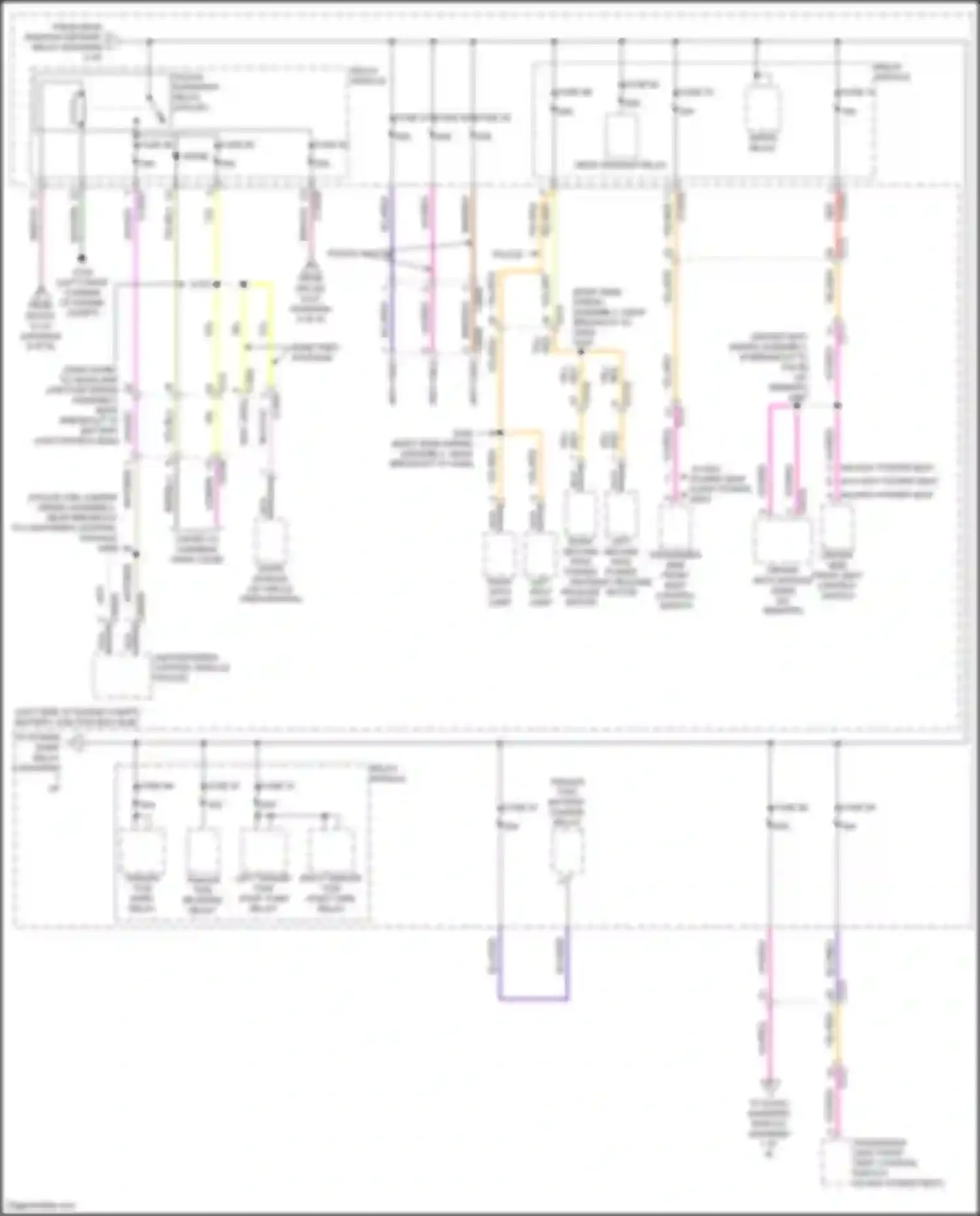 Explorer Ford V facelift 2 (2017-2019): Power distribution circuit (6 of 8)