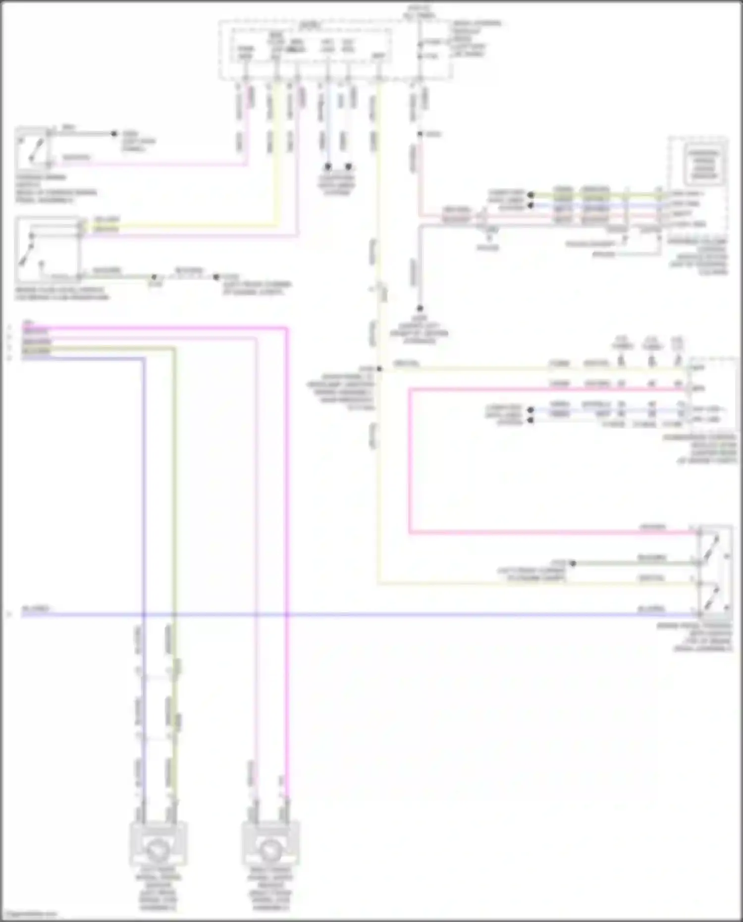 Wiring diagram blk/wht for Ford Explorer V facelift 2 (2017-2019) (1 of 40)