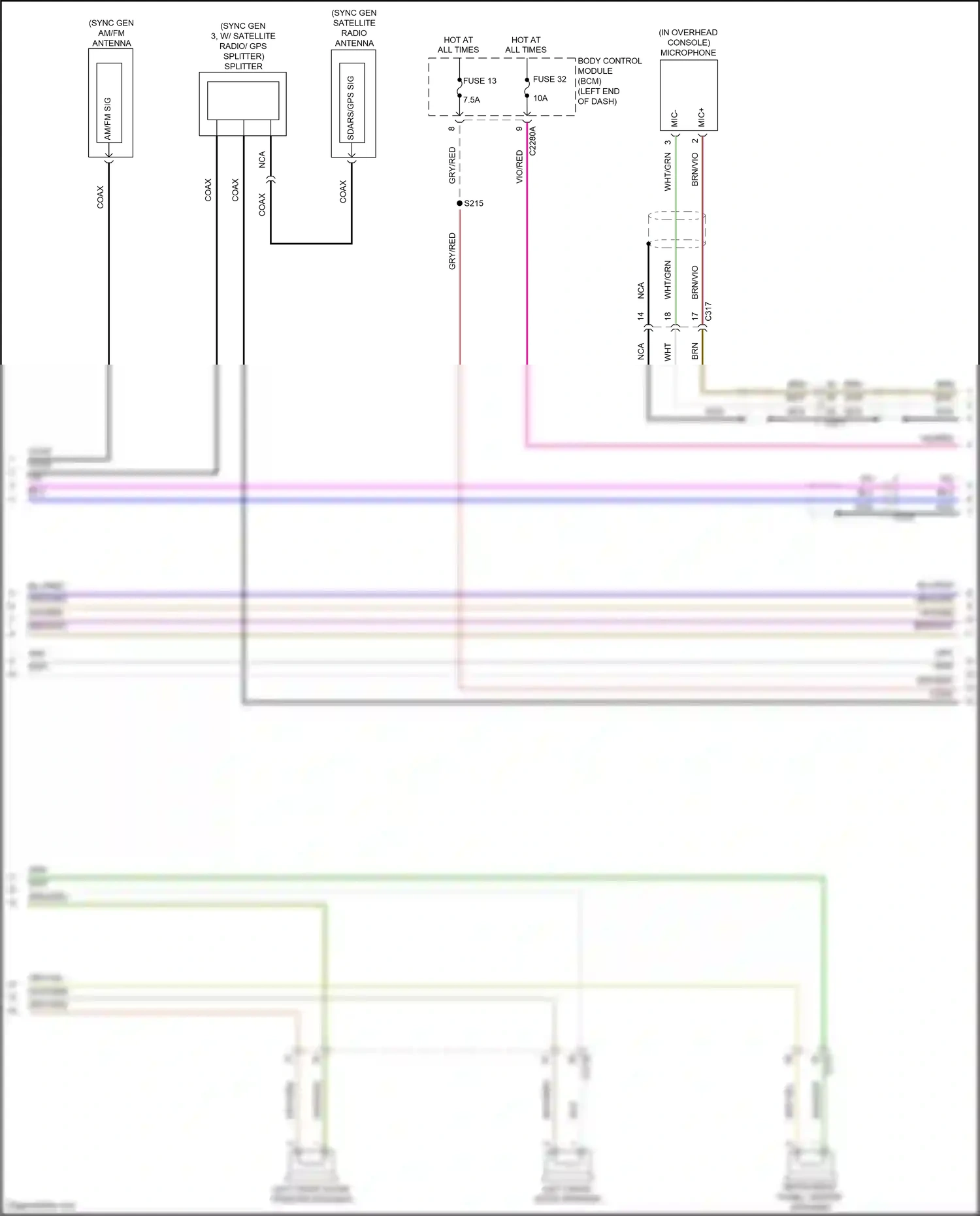 Wiring diagram blu for Ford Explorer V facelift 2 (2017-2019) (22 of 86)