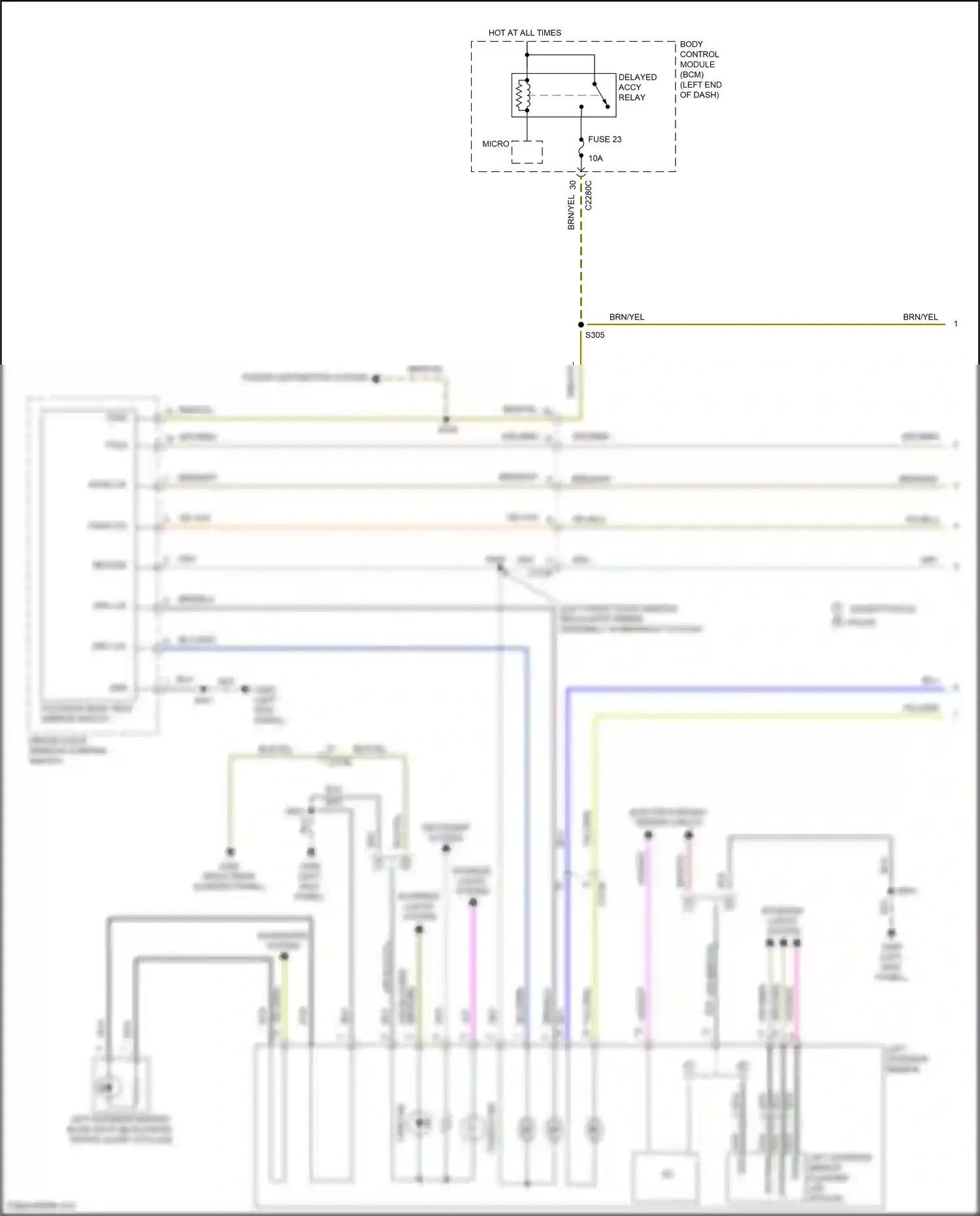 Wiring diagram blu for Ford Explorer V facelift 2 (2017-2019) (73 of 86)