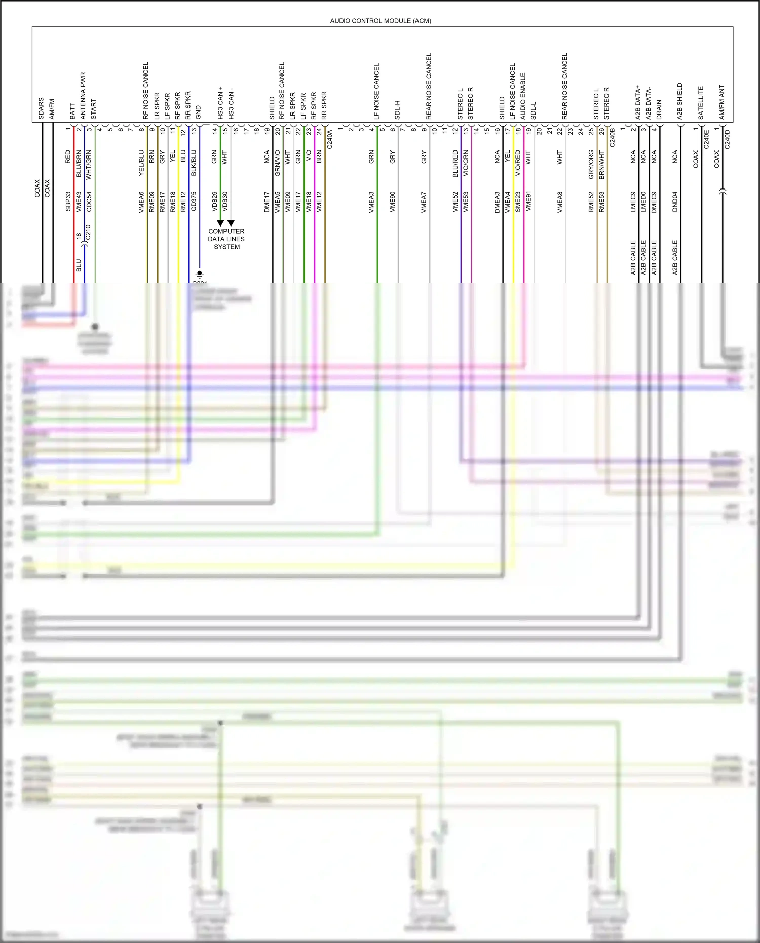 Wiring diagram blu/brn for Ford Explorer V facelift 2 (2017-2019) (6 of 32)