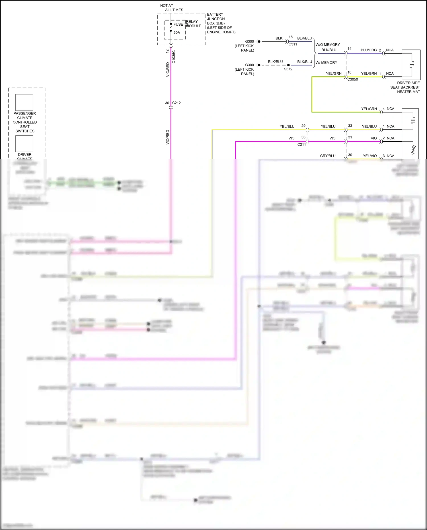Wiring diagram blu/org for Ford Explorer V facelift 2 (2017-2019) (6 of 52)
