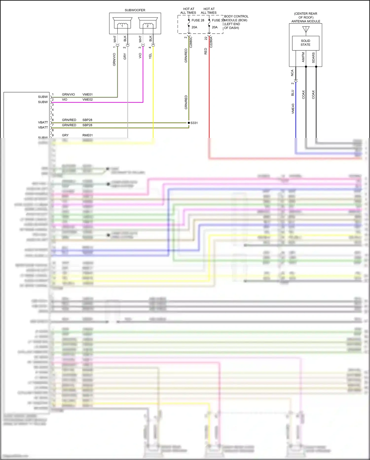 Wiring diagram brn/blu for Ford Explorer V facelift 2 (2017-2019) (6 of 47)