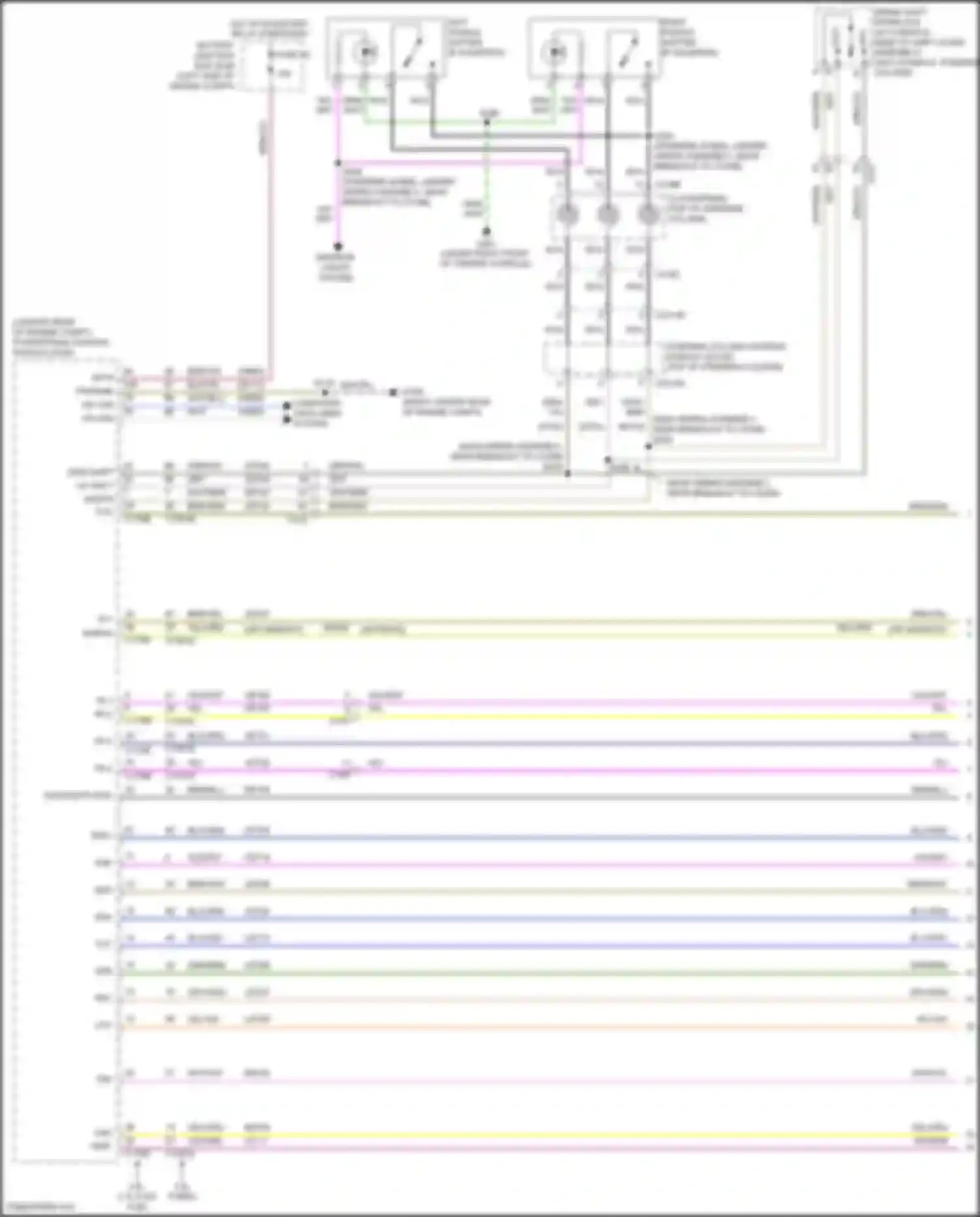Wiring diagram dwn shift for Ford Explorer V facelift 2 (2017-2019) (1 of 3)